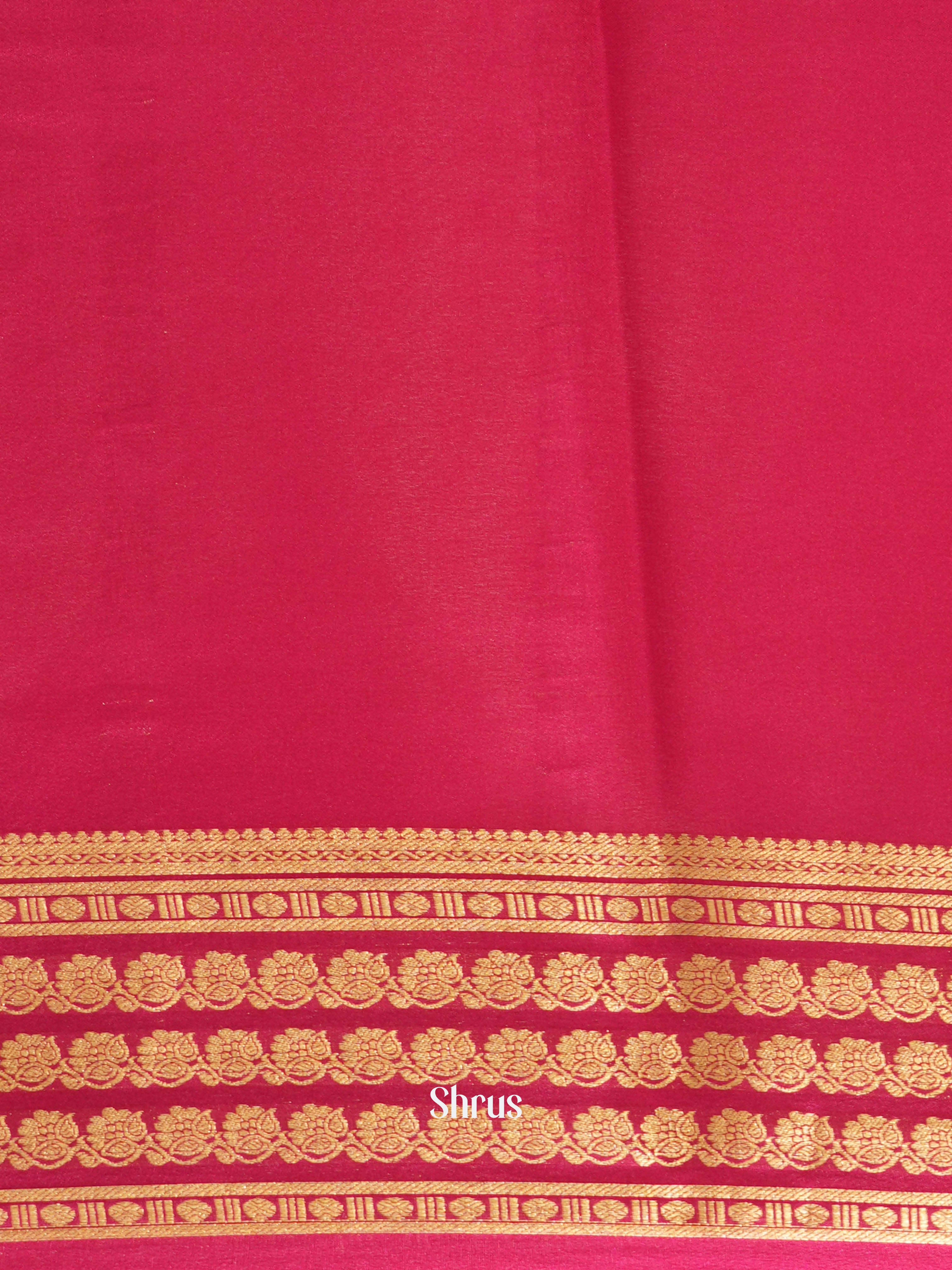Lavender & Pink - Mysore silk Saree - Shop on ShrusEternity.com