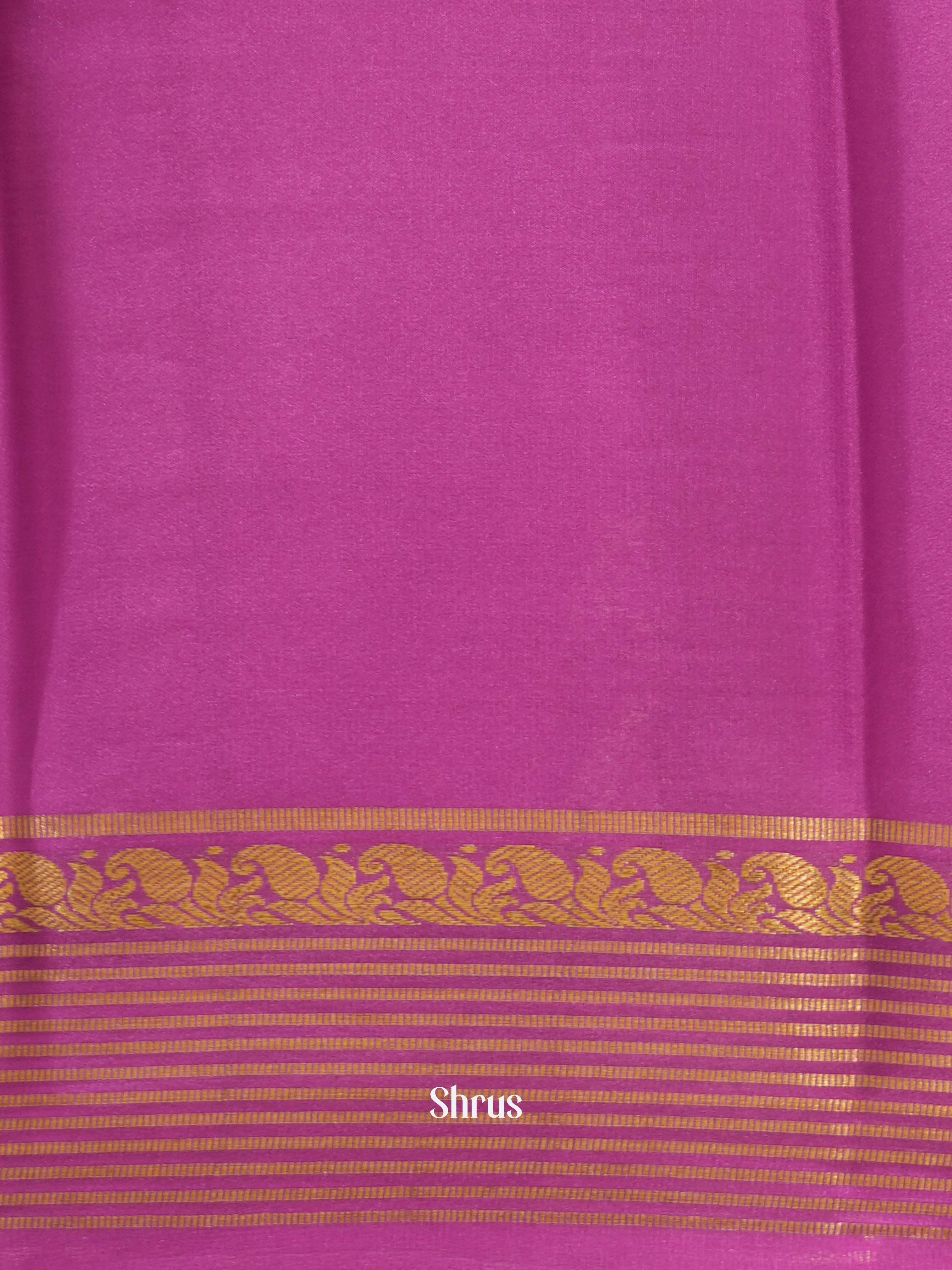 Mild Lavender & Pink - Mysore silk Saree - Shop on ShrusEternity.com