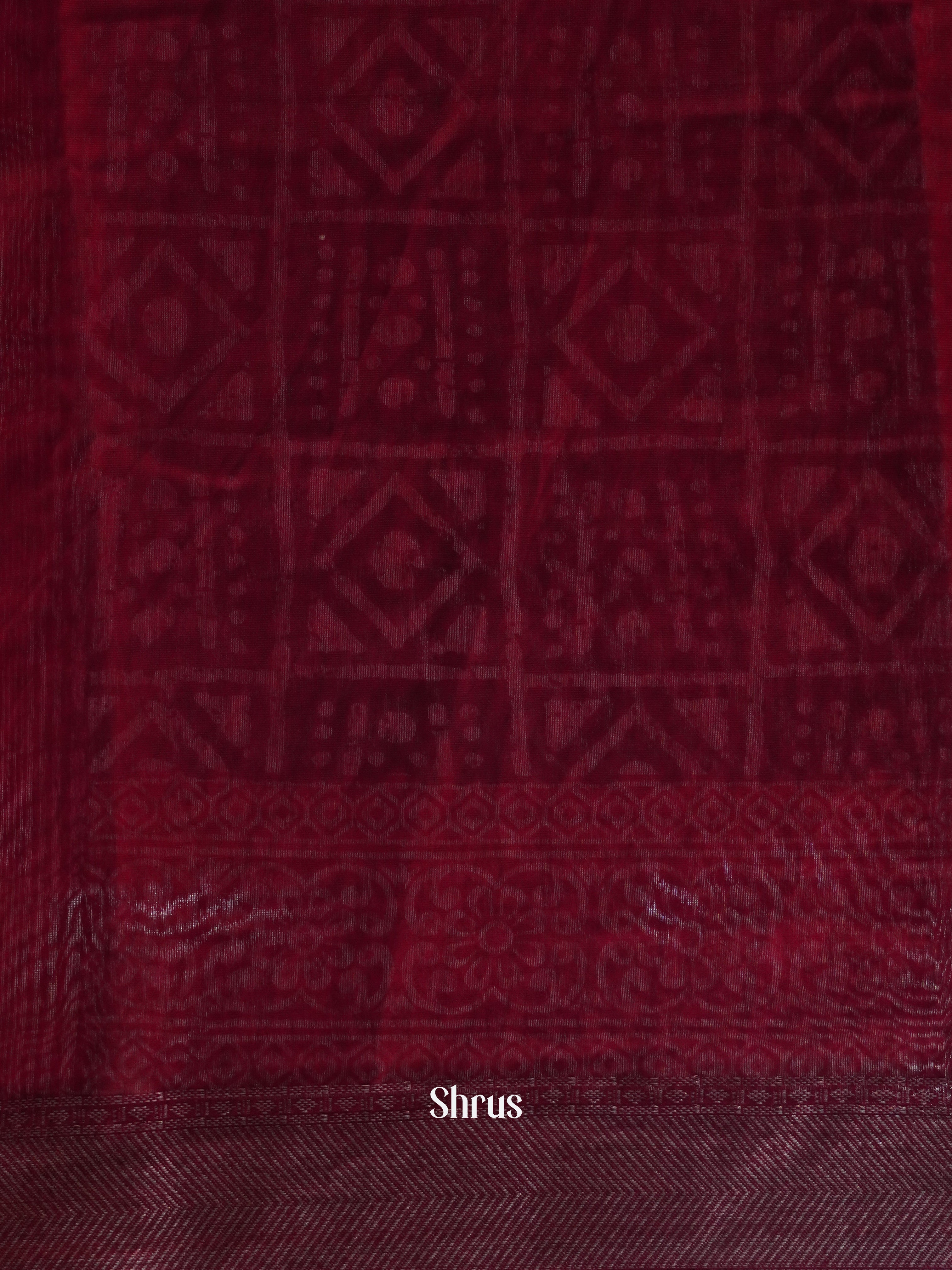 Black & Red - Art Modal Saree - Shop on ShrusEternity.com