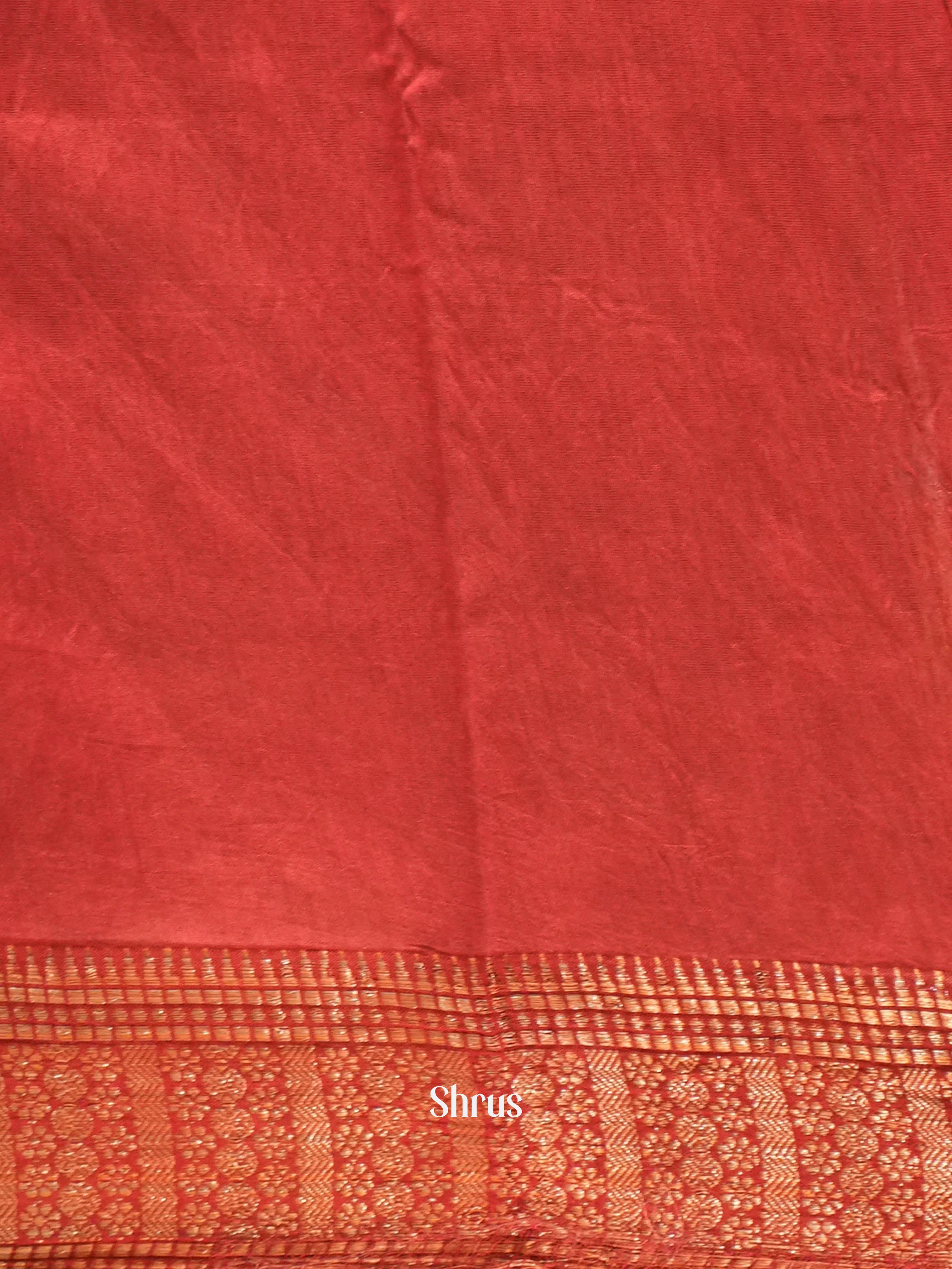 Black & Red - Art Modal Saree - Shop on ShrusEternity.com