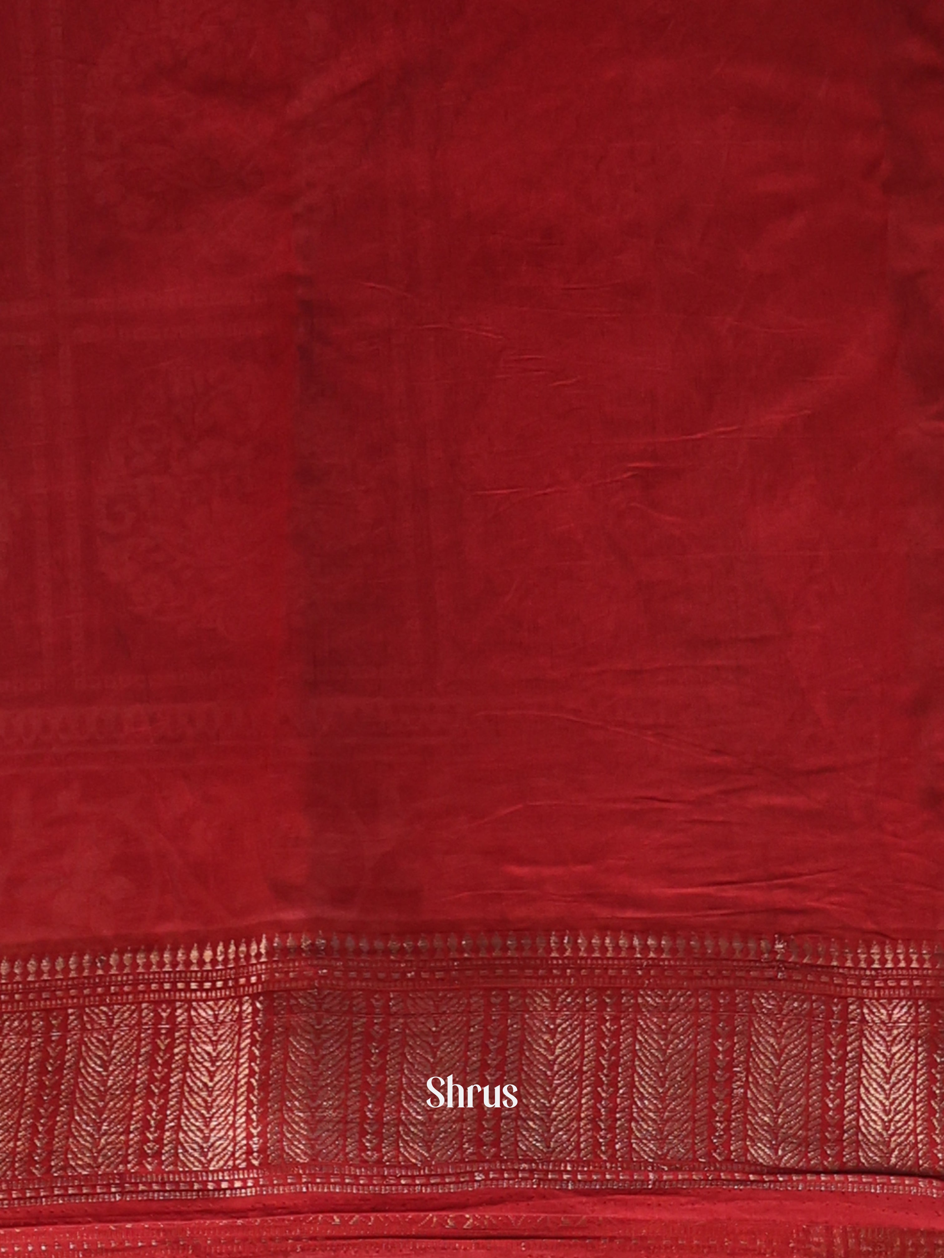 Black & Red - Art Modal Saree - Shop on ShrusEternity.com