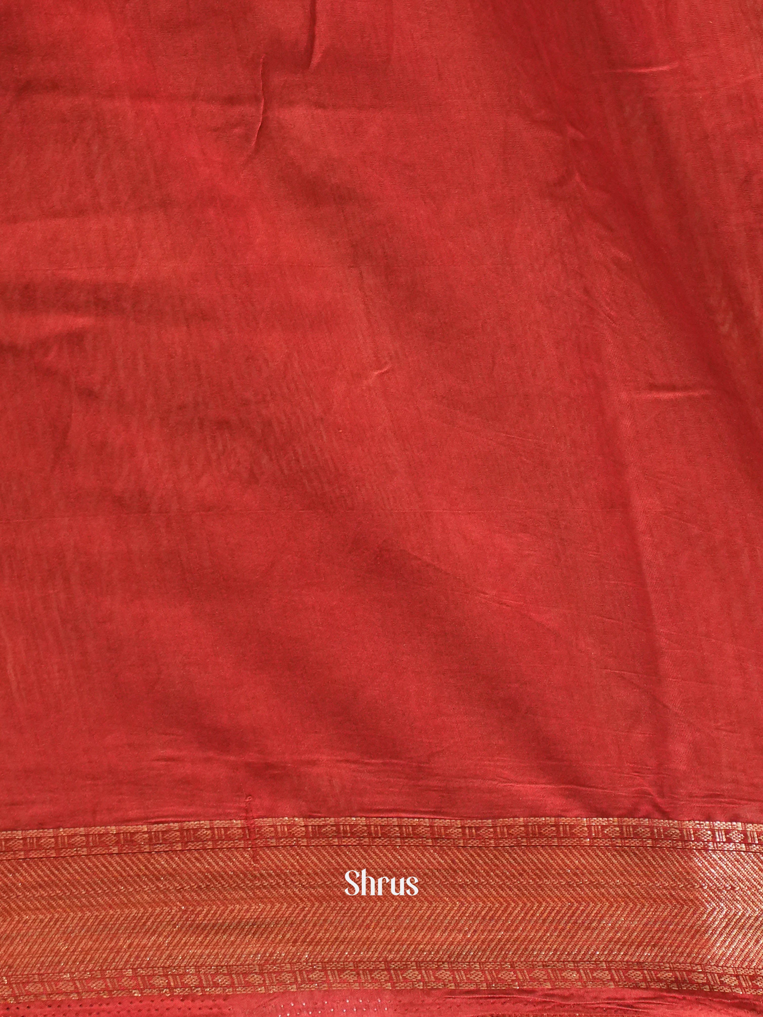 Black & Red - Art Modal Saree - Shop on ShrusEternity.com