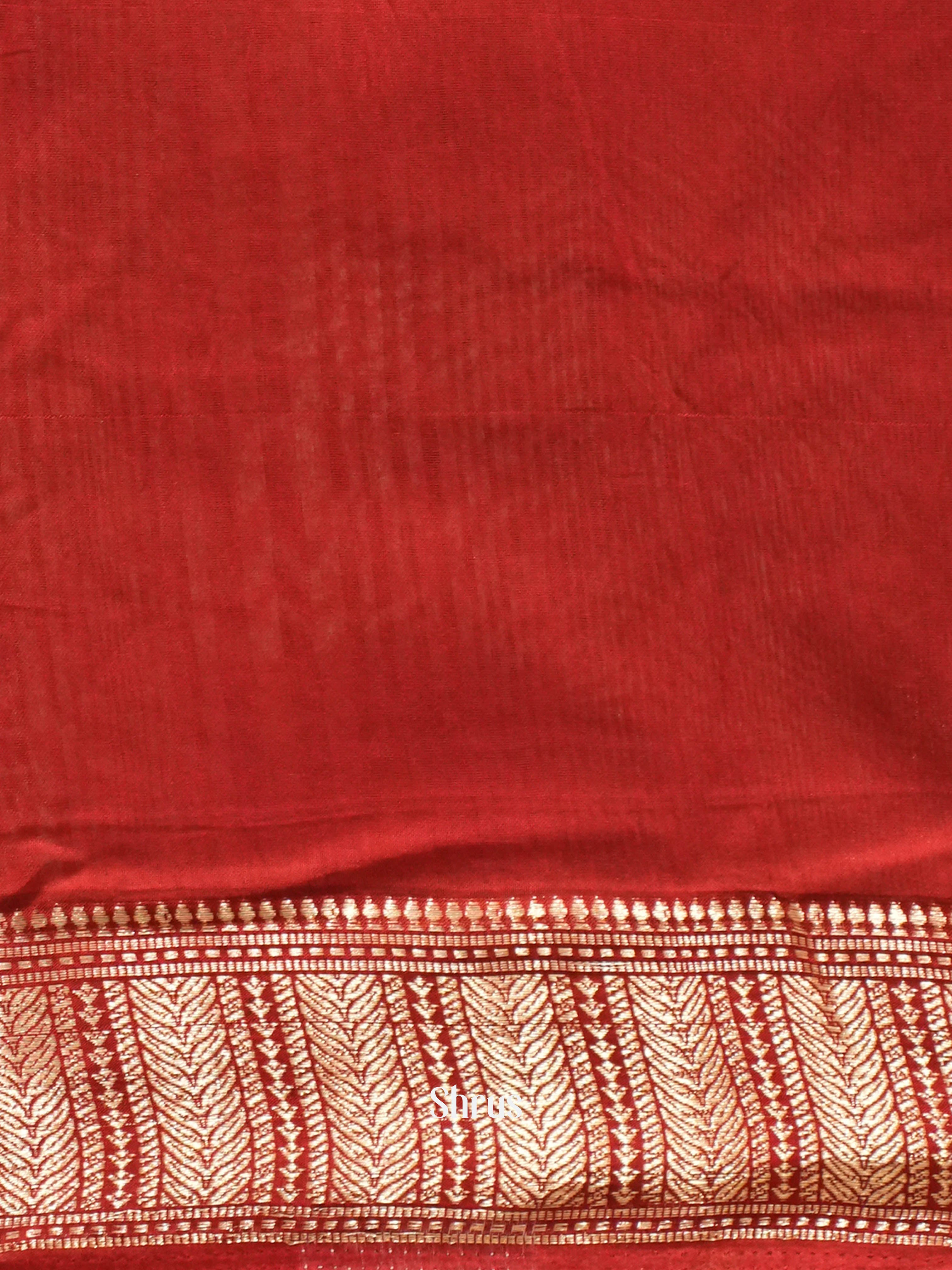 Black & Red - Art Modal Saree - Shop on ShrusEternity.com