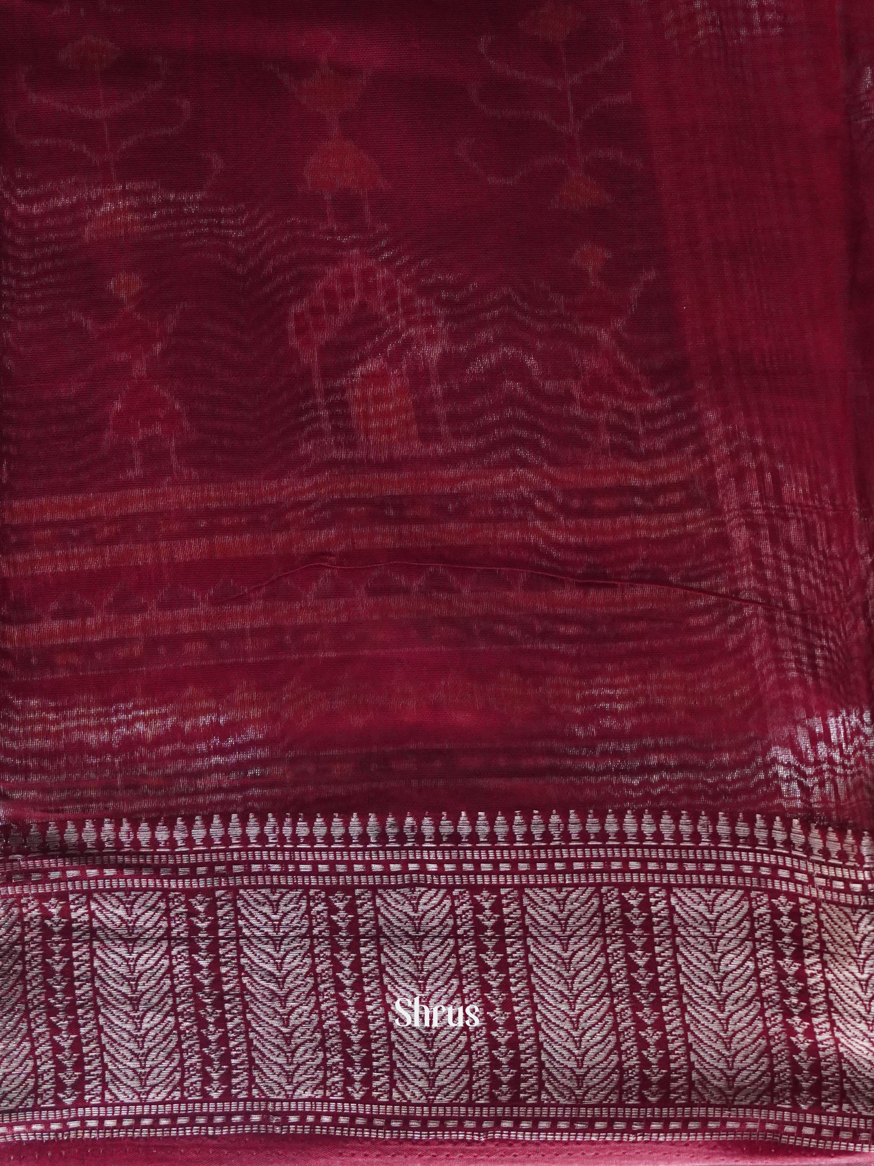 Black & Red- Art Modal Saree - Shop on ShrusEternity.com