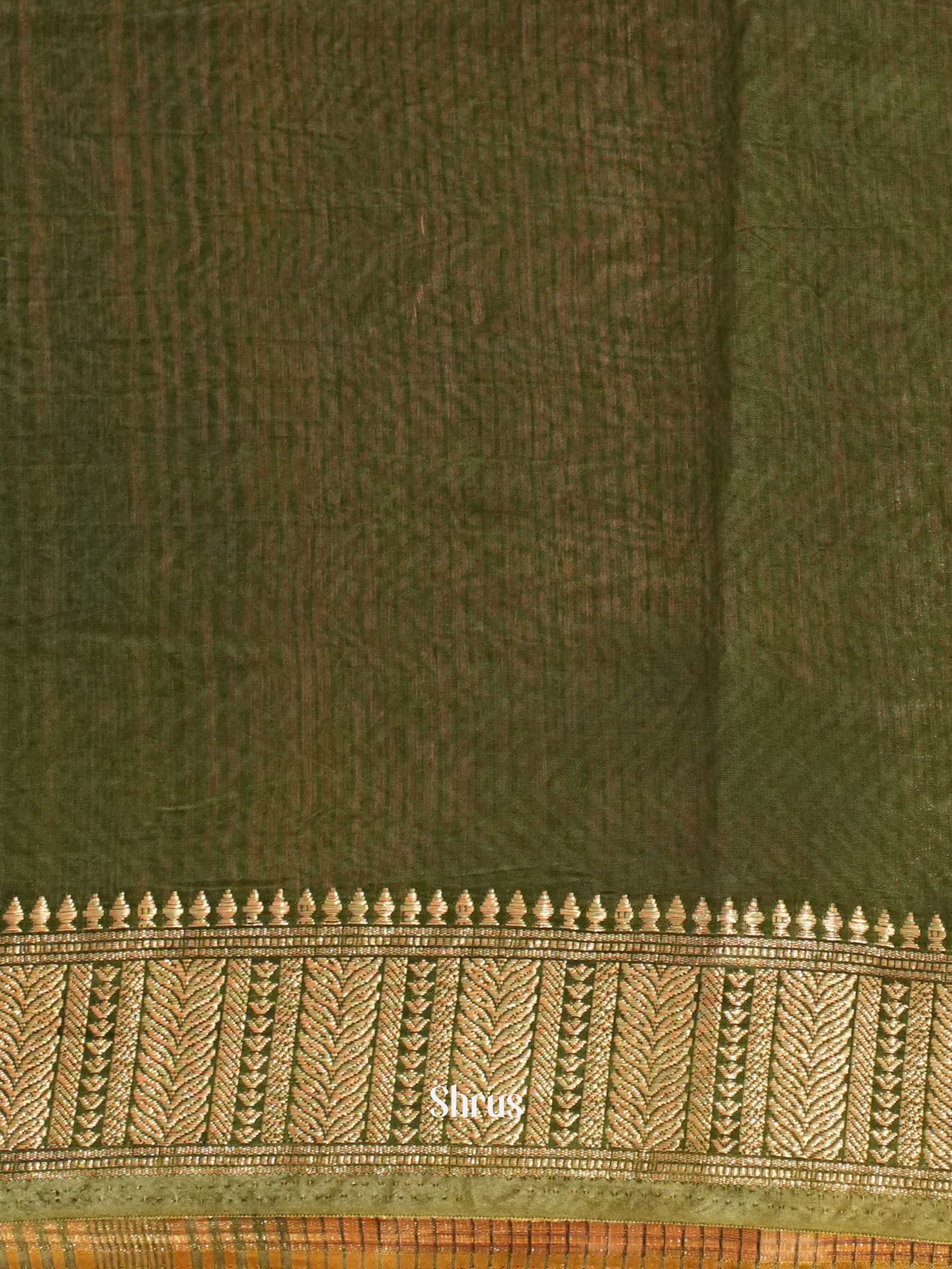 Purple & Green - Art Modal Saree - Shop on ShrusEternity.com