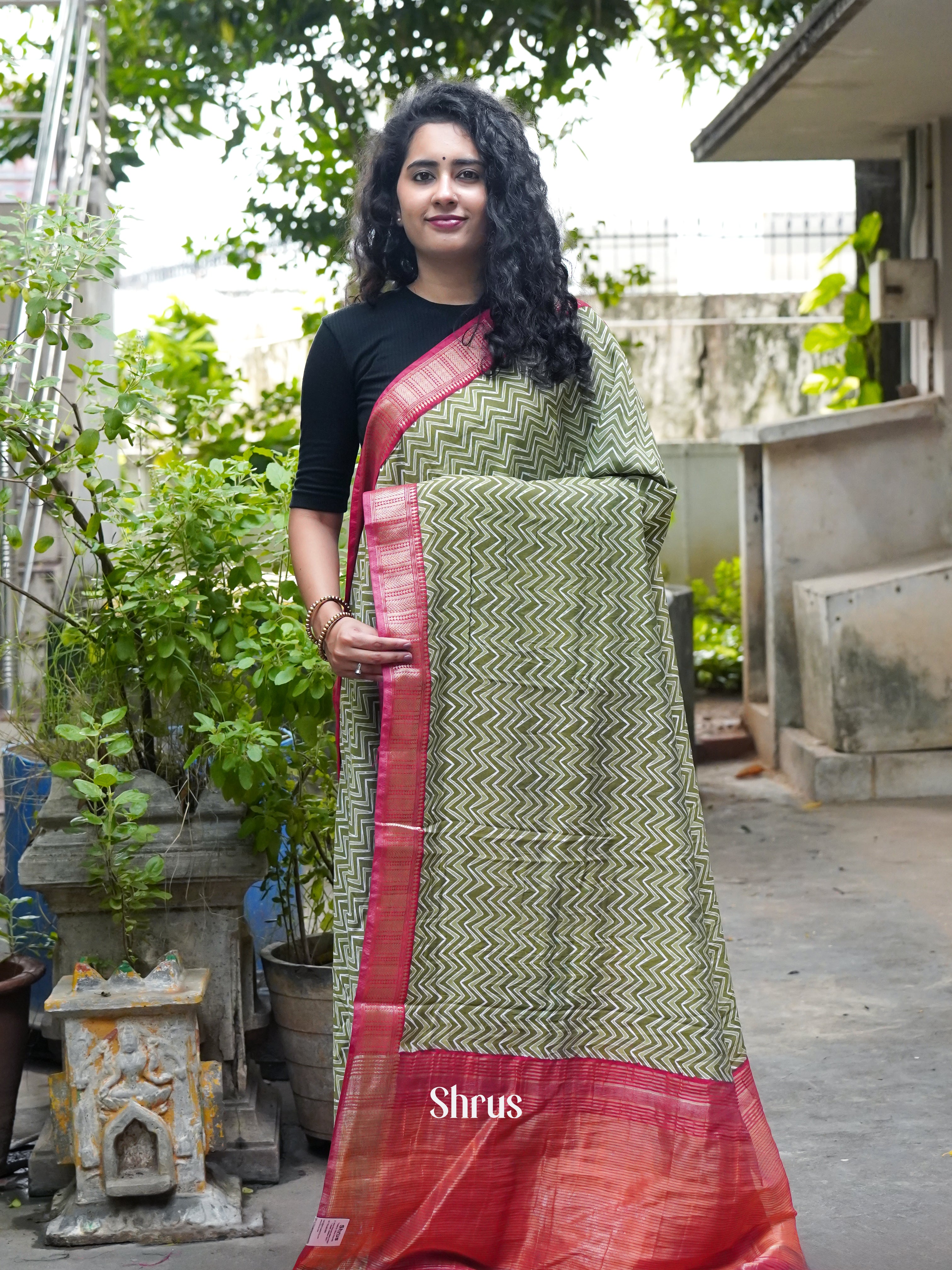 CGS30386 - Art Modal Saree - Shop on ShrusEternity.com