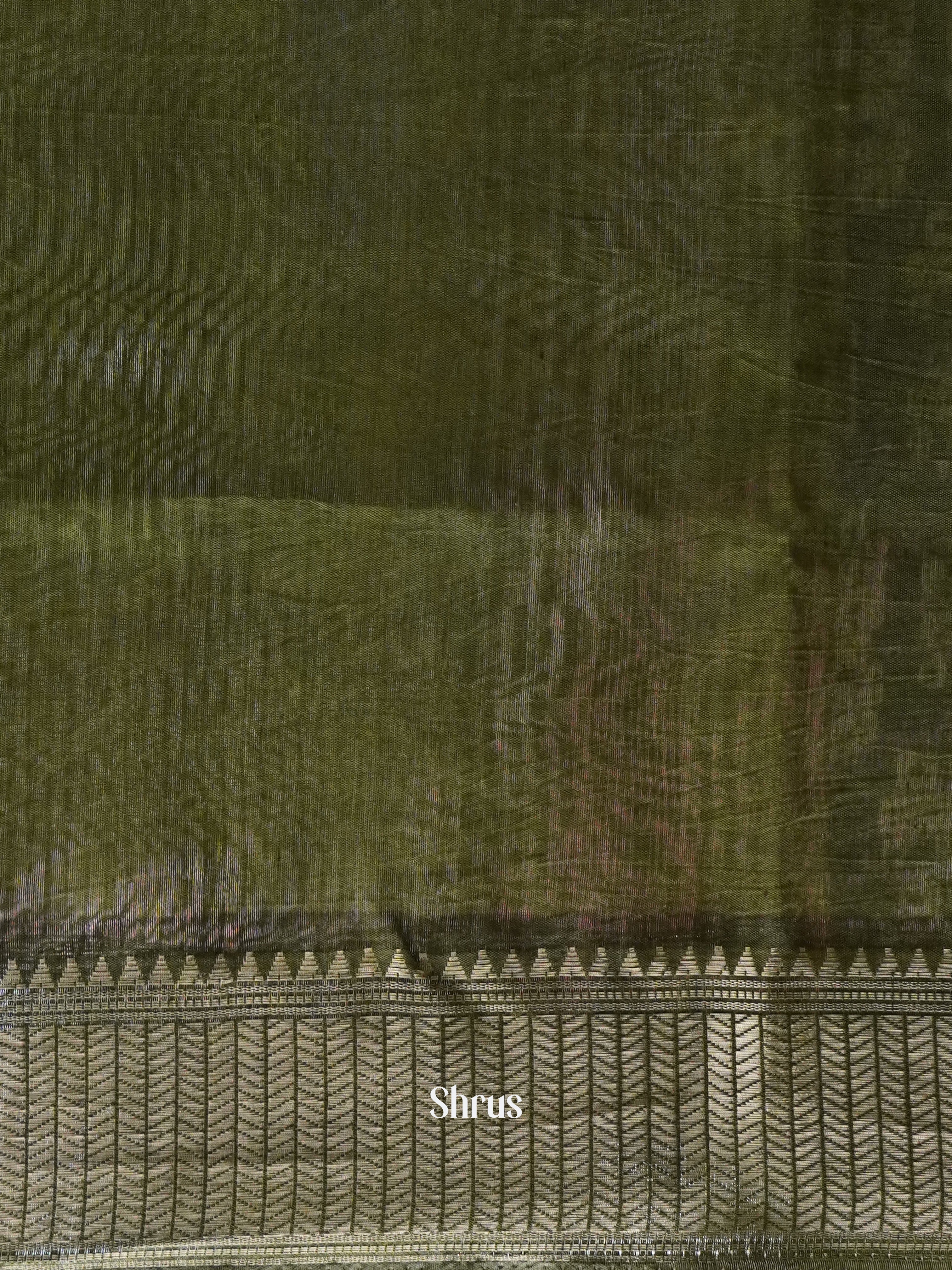 Blue & Green - Art Modal Saree - Shop on ShrusEternity.com