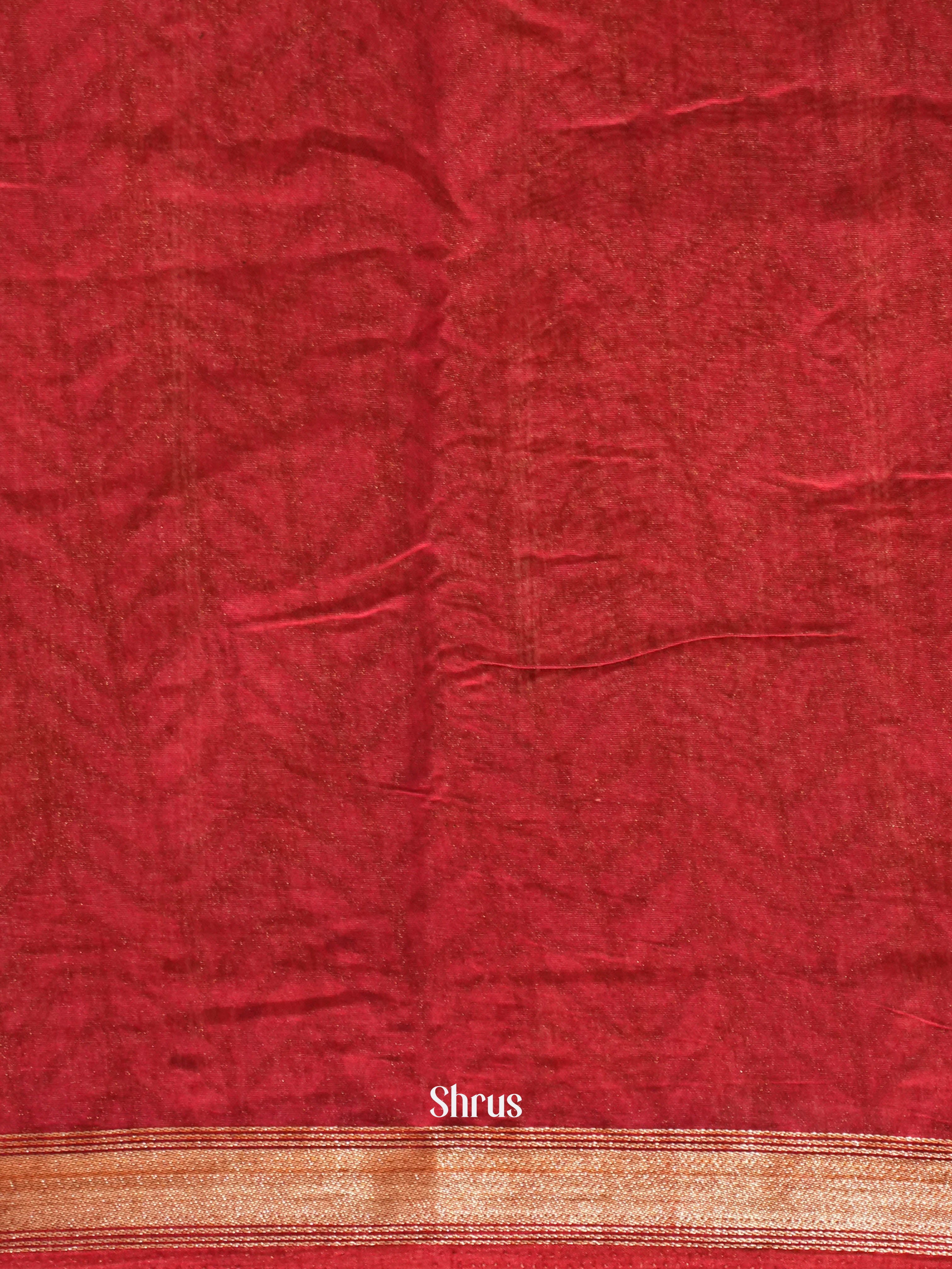 Red - Art Modal Saree - Shop on ShrusEternity.com