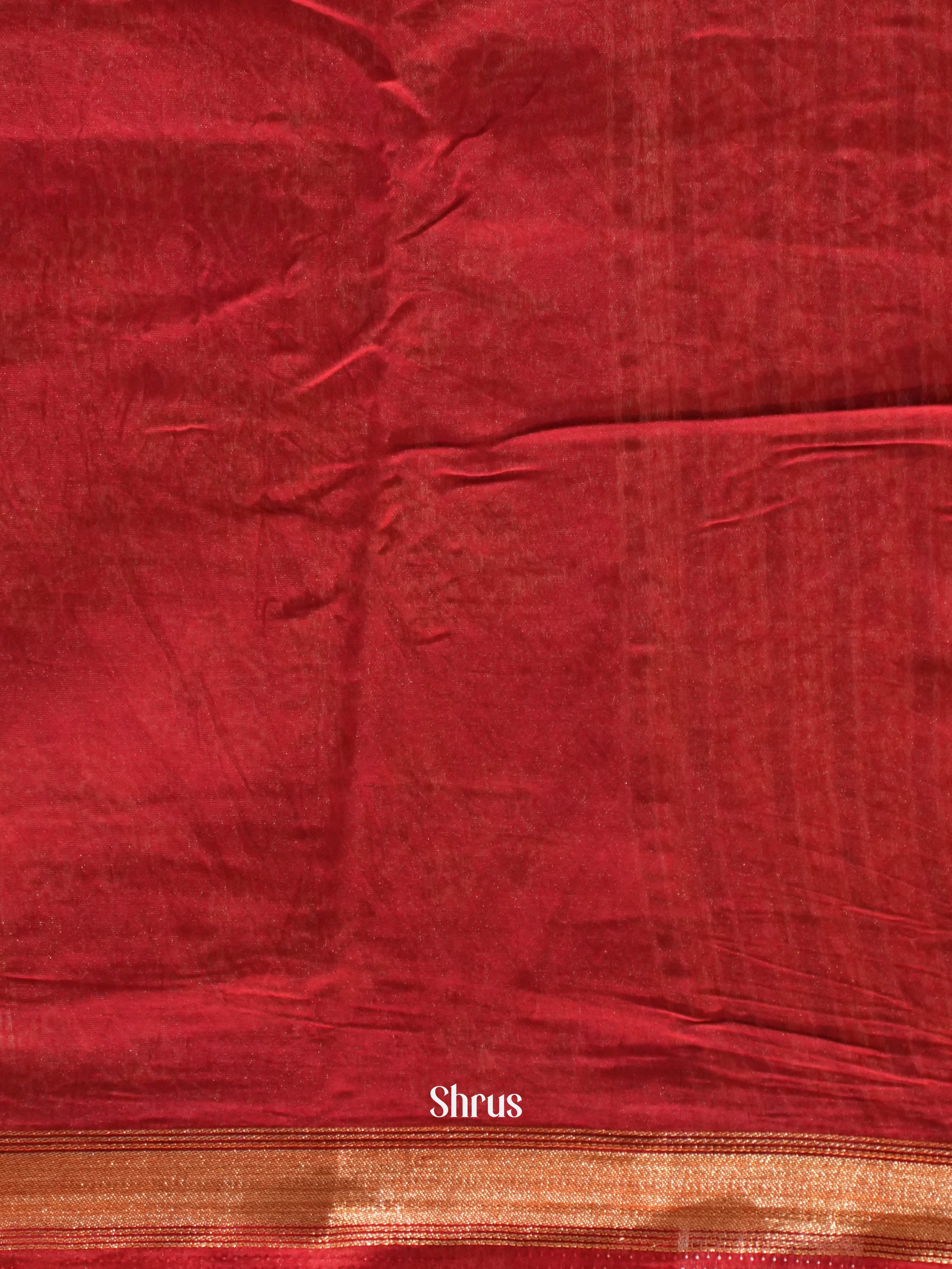 Red - Art Modal Saree - Shop on ShrusEternity.com