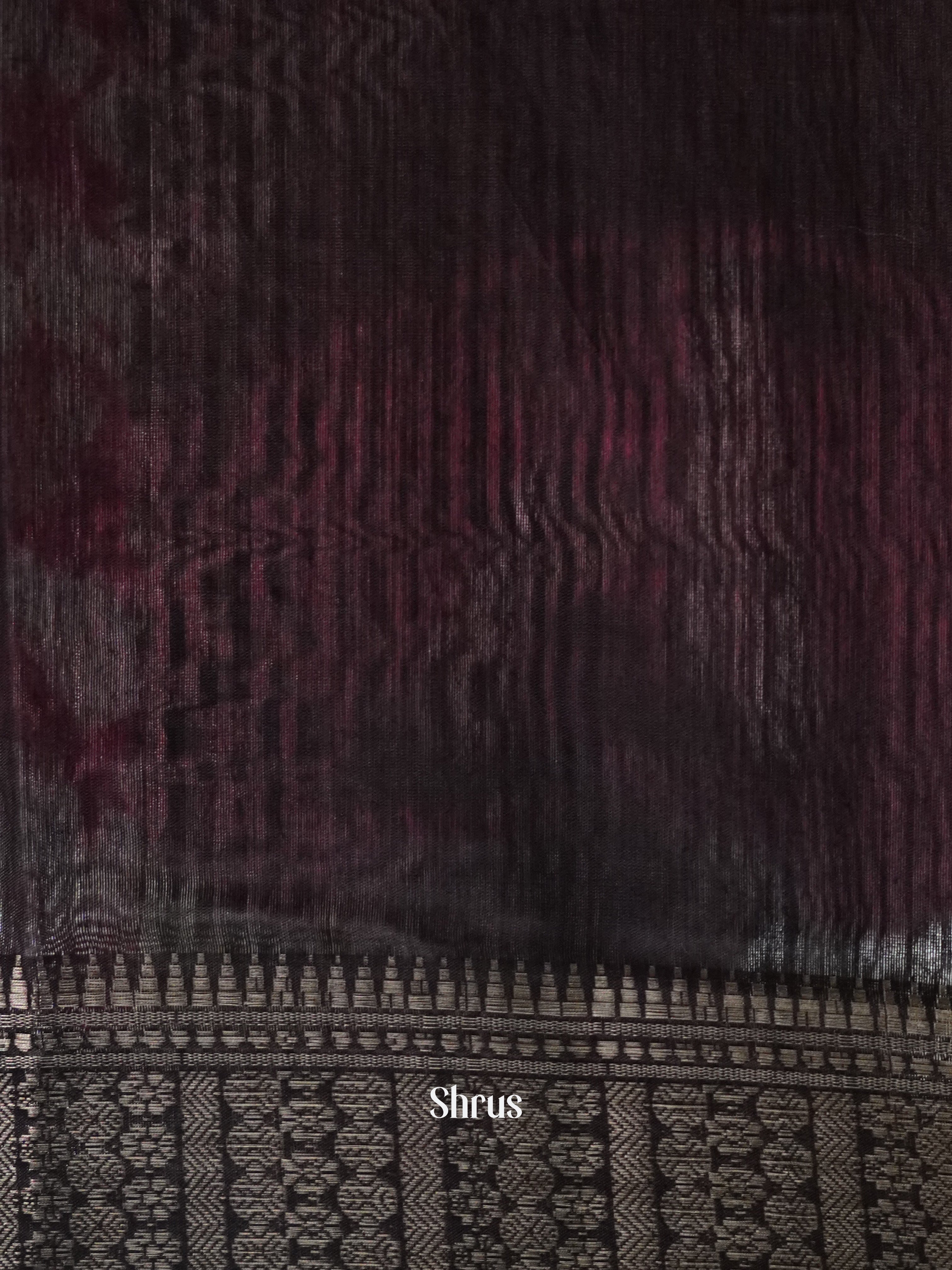 Red & Black - Art Modal Saree - Shop on ShrusEternity.com