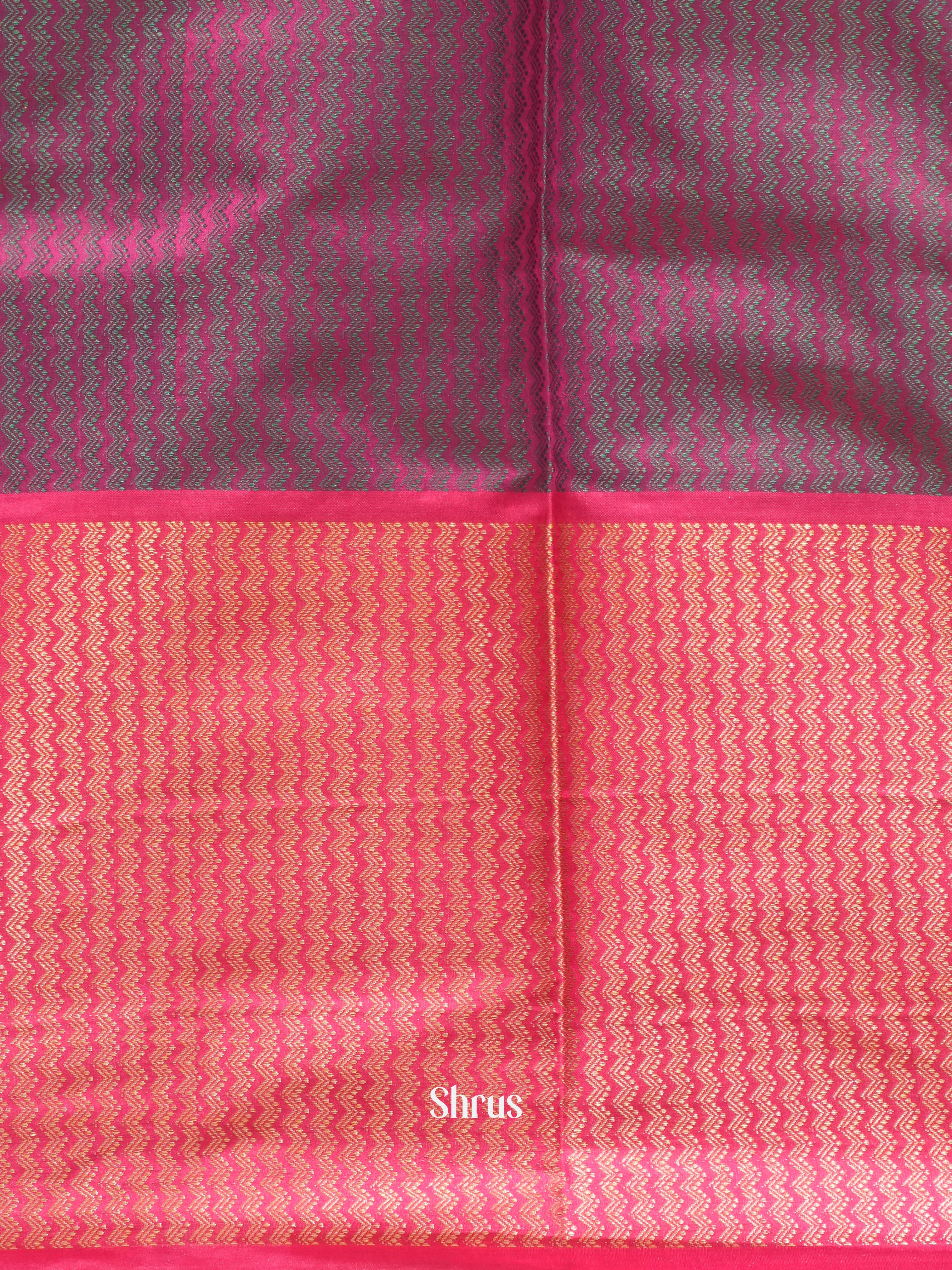 Green & Pink- Tanchoi Saree - Shop on ShrusEternity.com