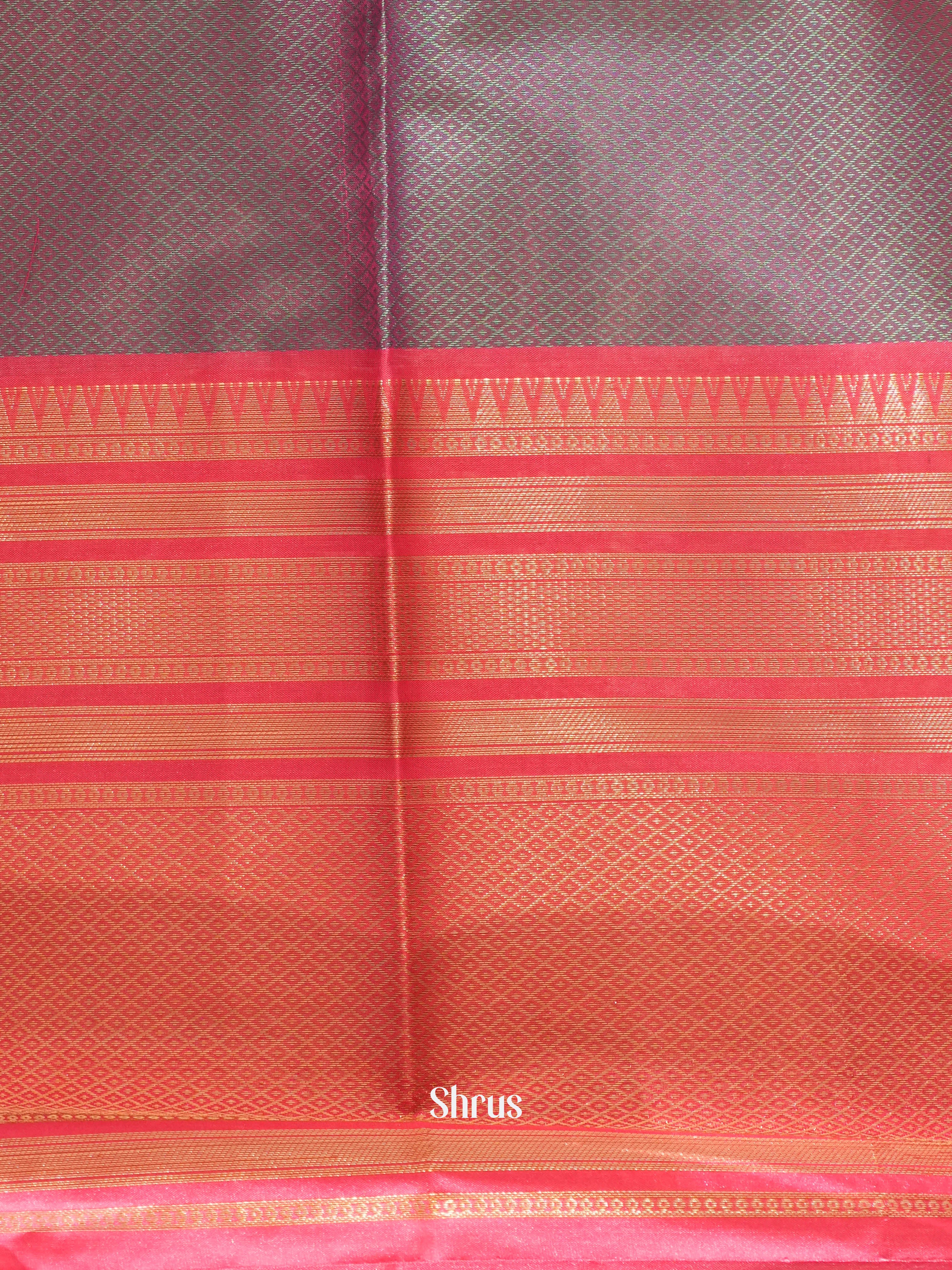 Green & Red - Tanchoi Saree - Shop on ShrusEternity.com