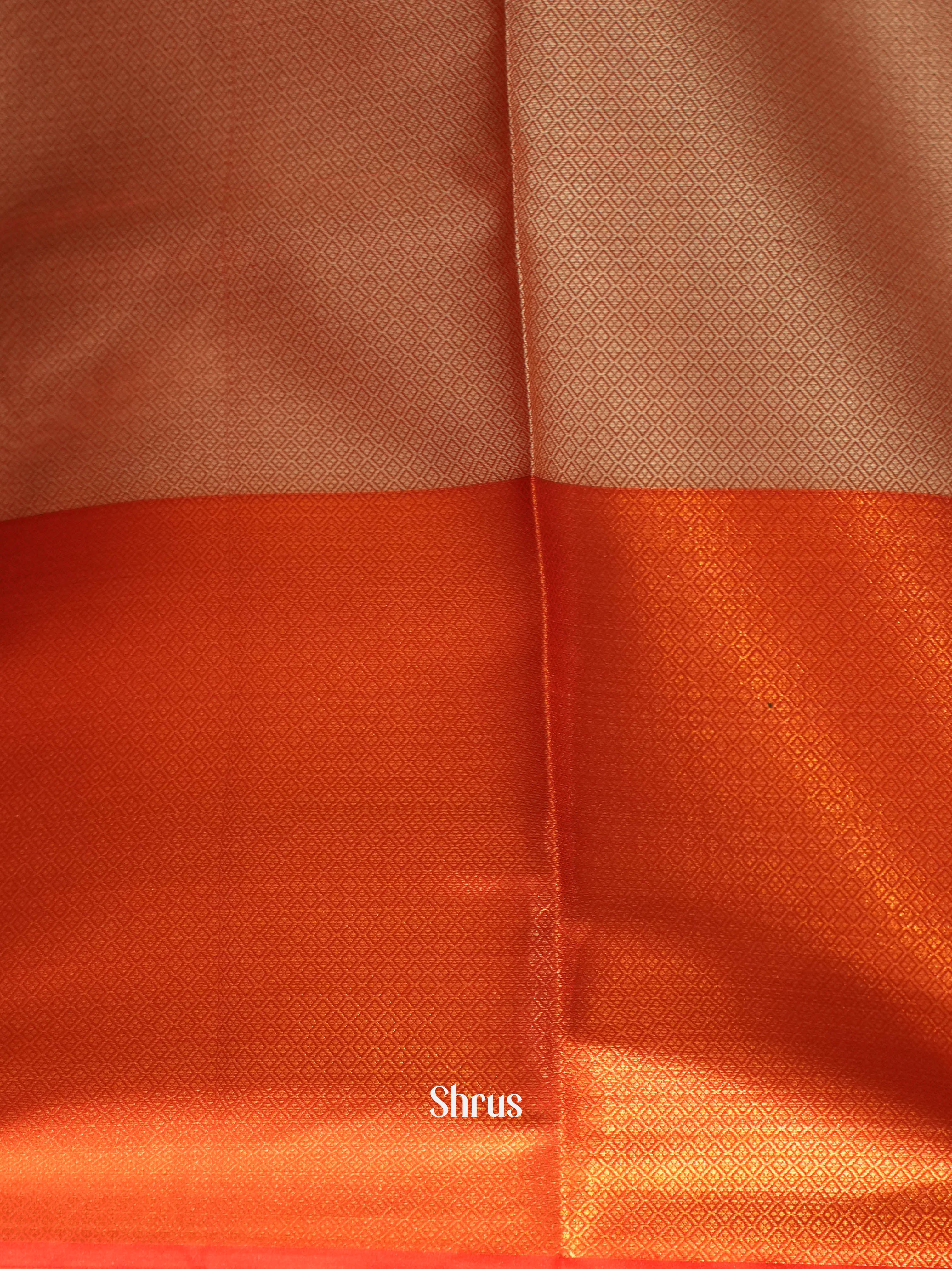 Grey & Red - Tanchoi Saree - Shop on ShrusEternity.com