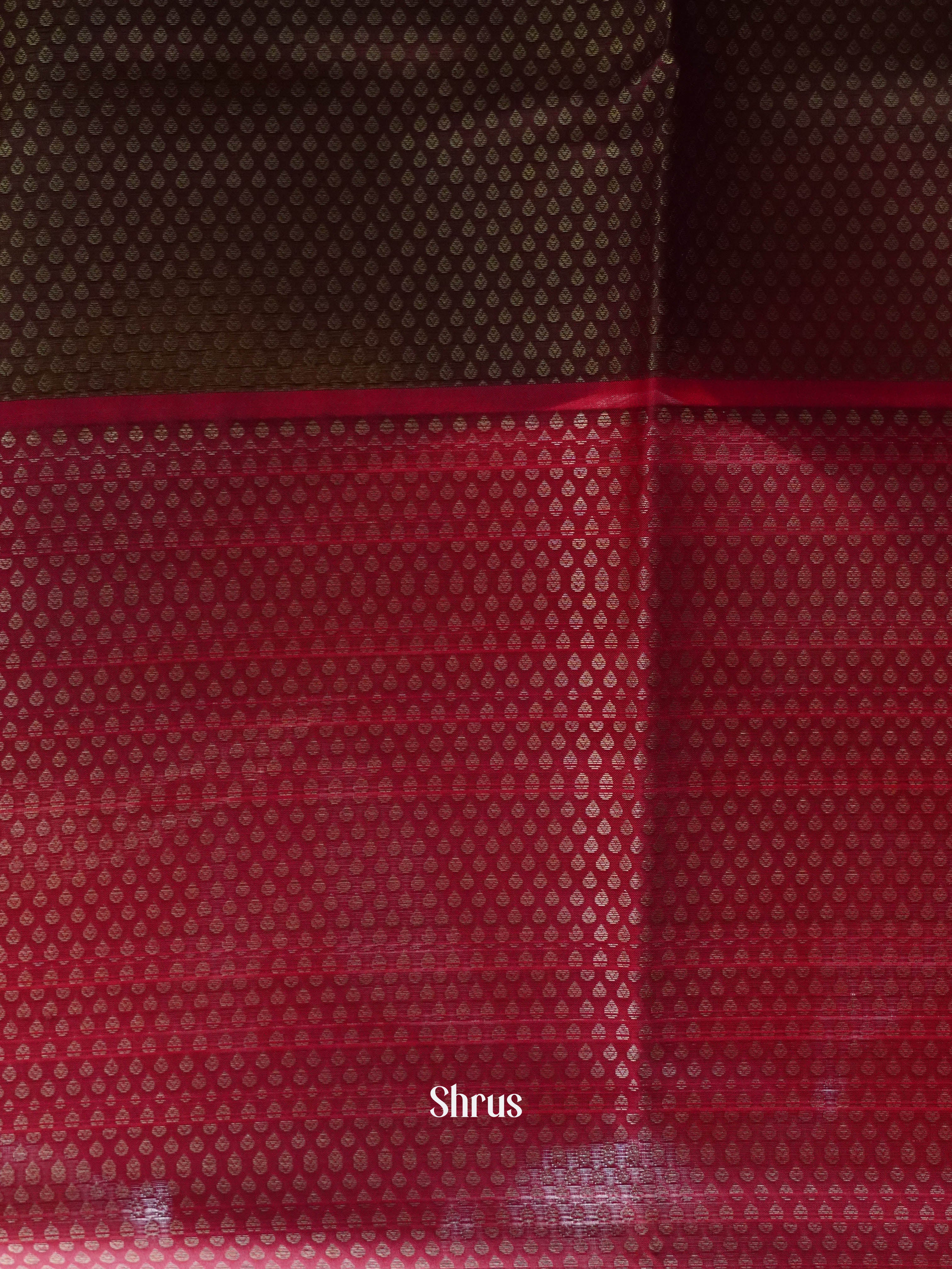 Green & Maroon -Tanchoi Saree - Shop on ShrusEternity.com