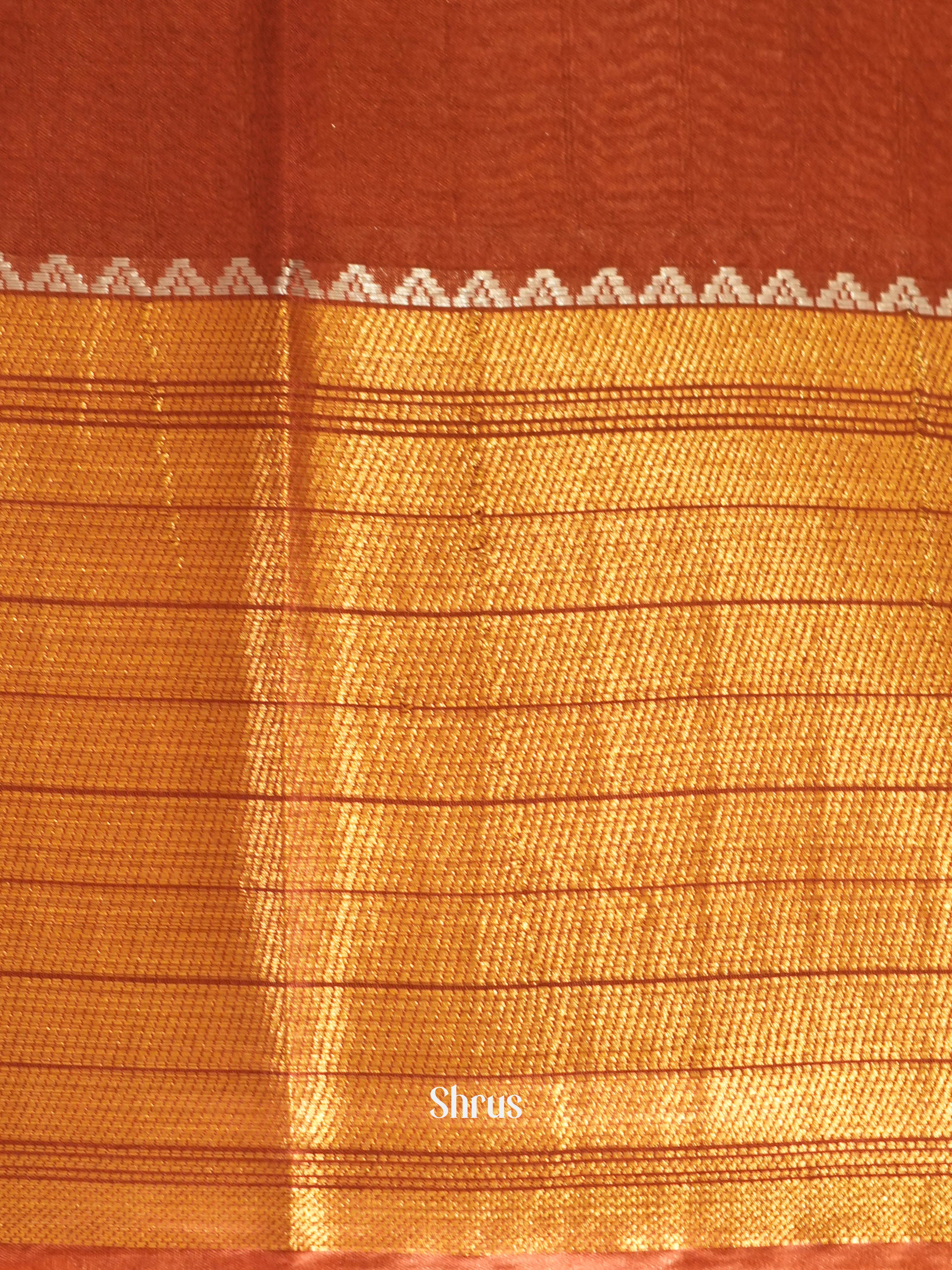 Blue & Brown - Shibori Saree - Shop on ShrusEternity.com