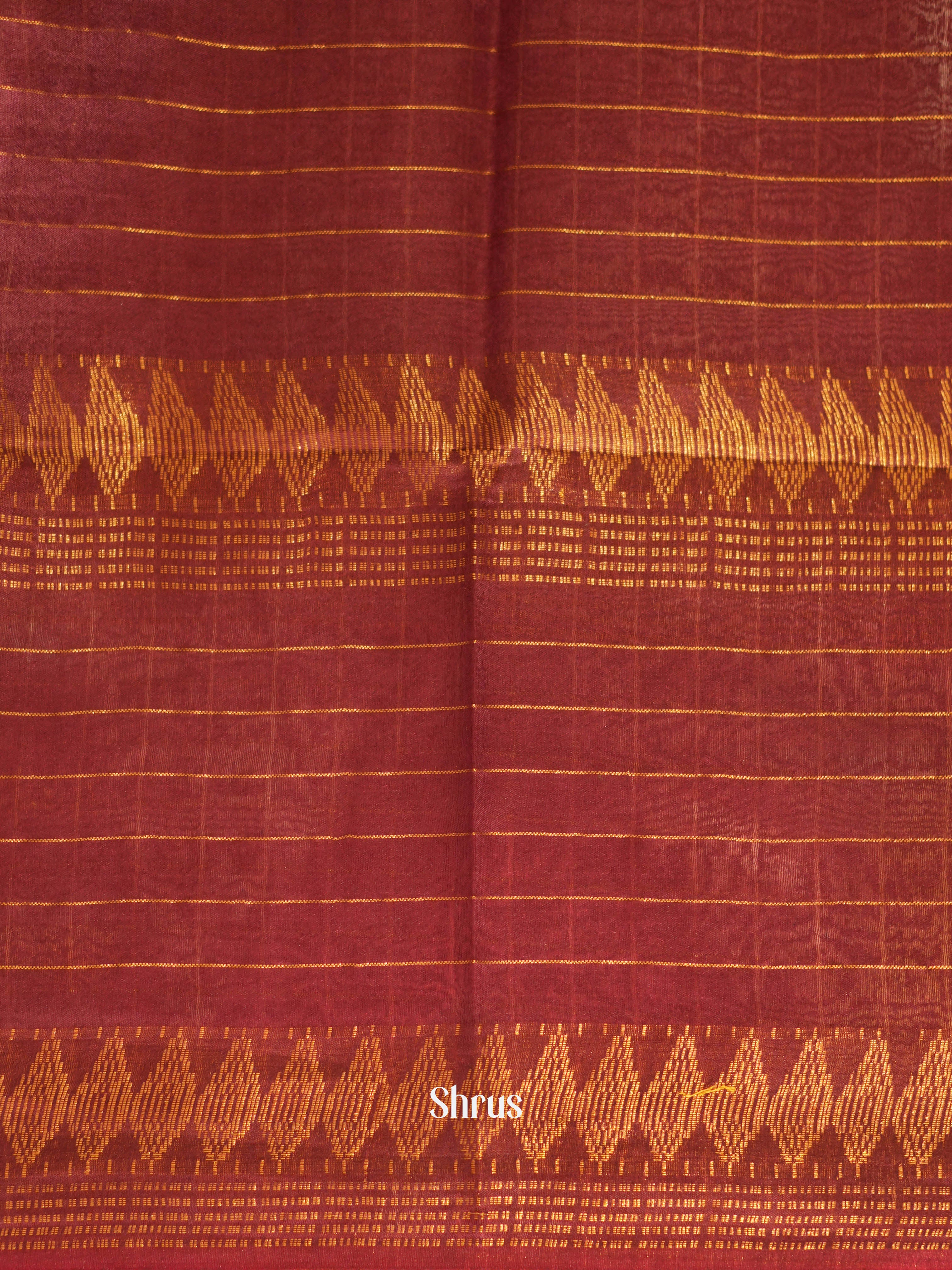 Dark Brown & Brown - Shibori Saree - Shop on ShrusEternity.com