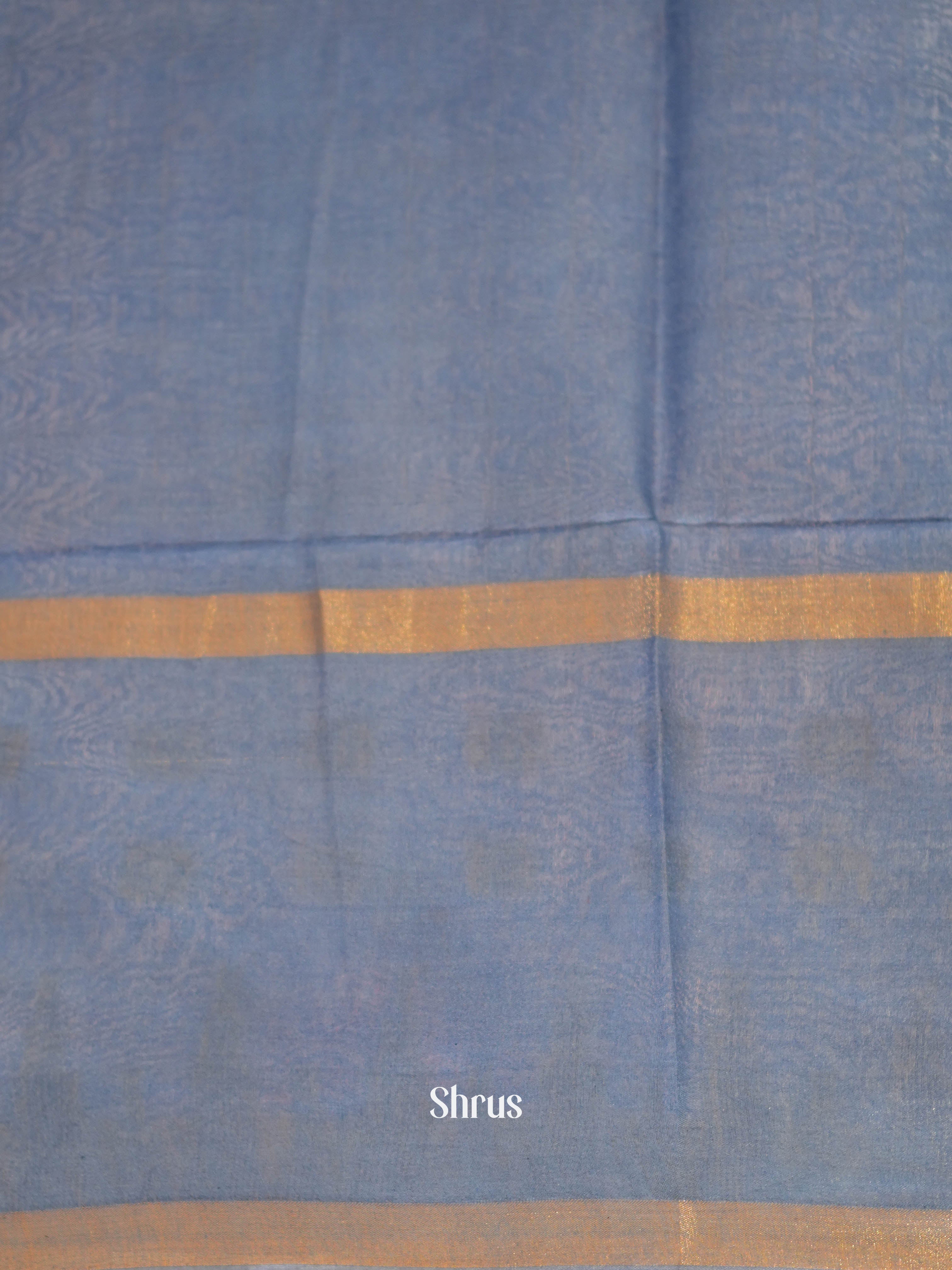 Navy Blue & Blue - Shibori Saree - Shop on ShrusEternity.com