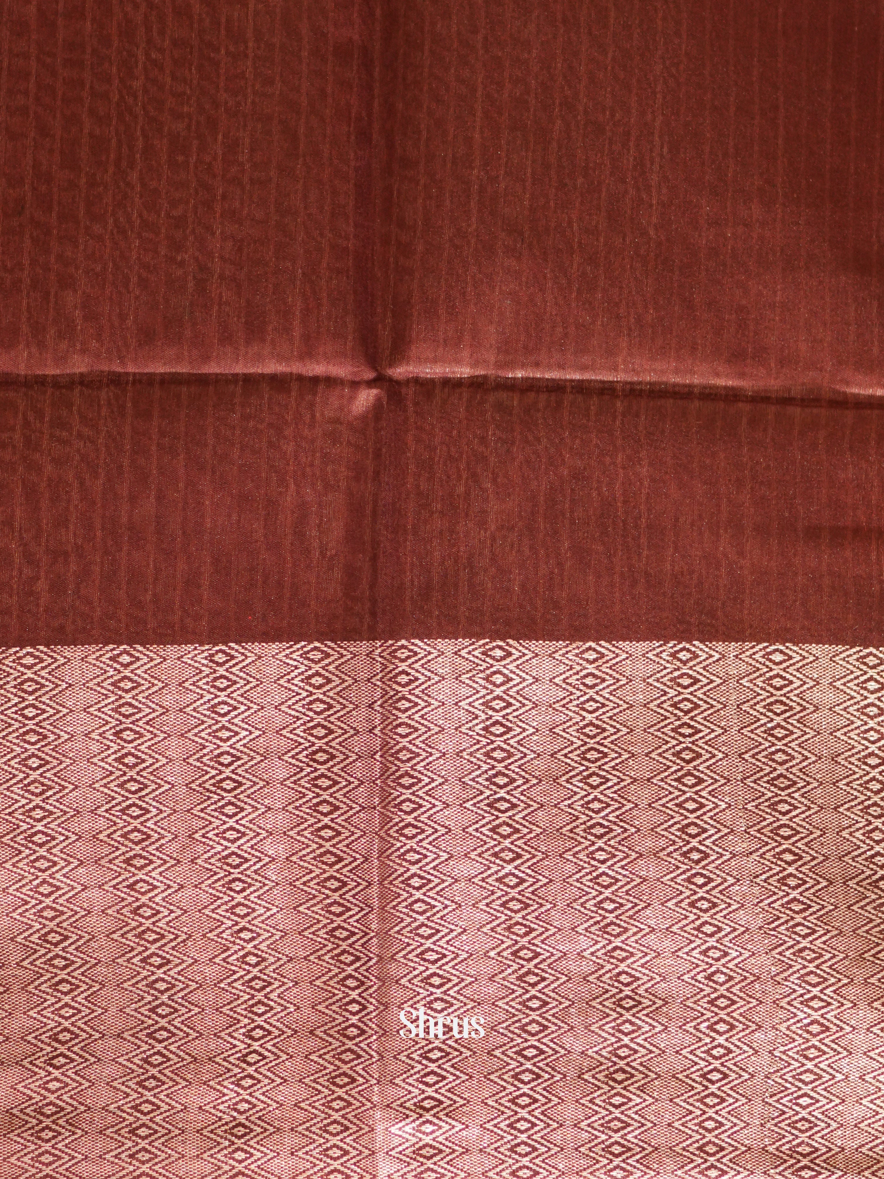 Mustard & Brown - Shibori Saree - Shop on ShrusEternity.com