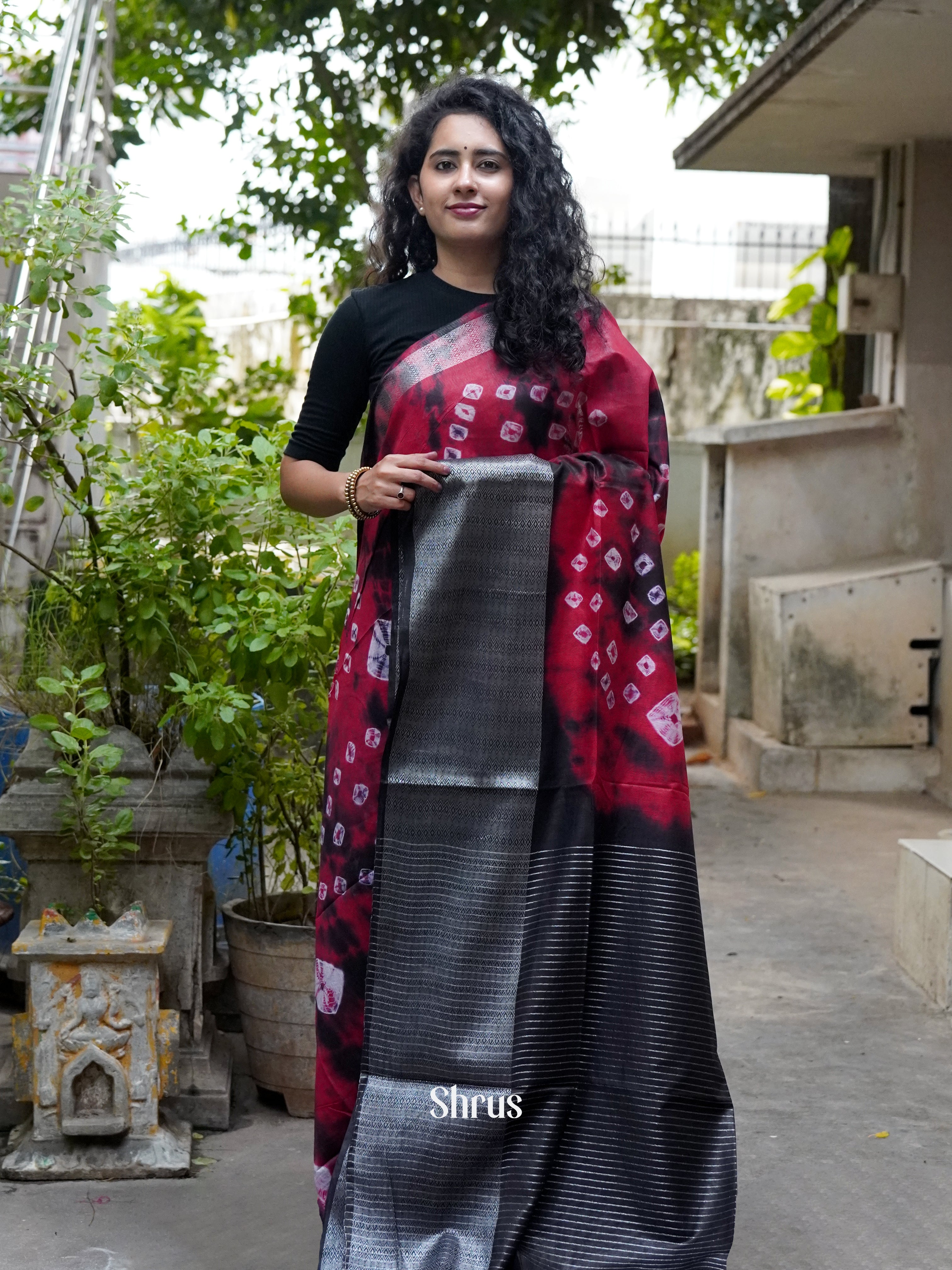 CGS31101 - Shibori Saree - Shop on ShrusEternity.com