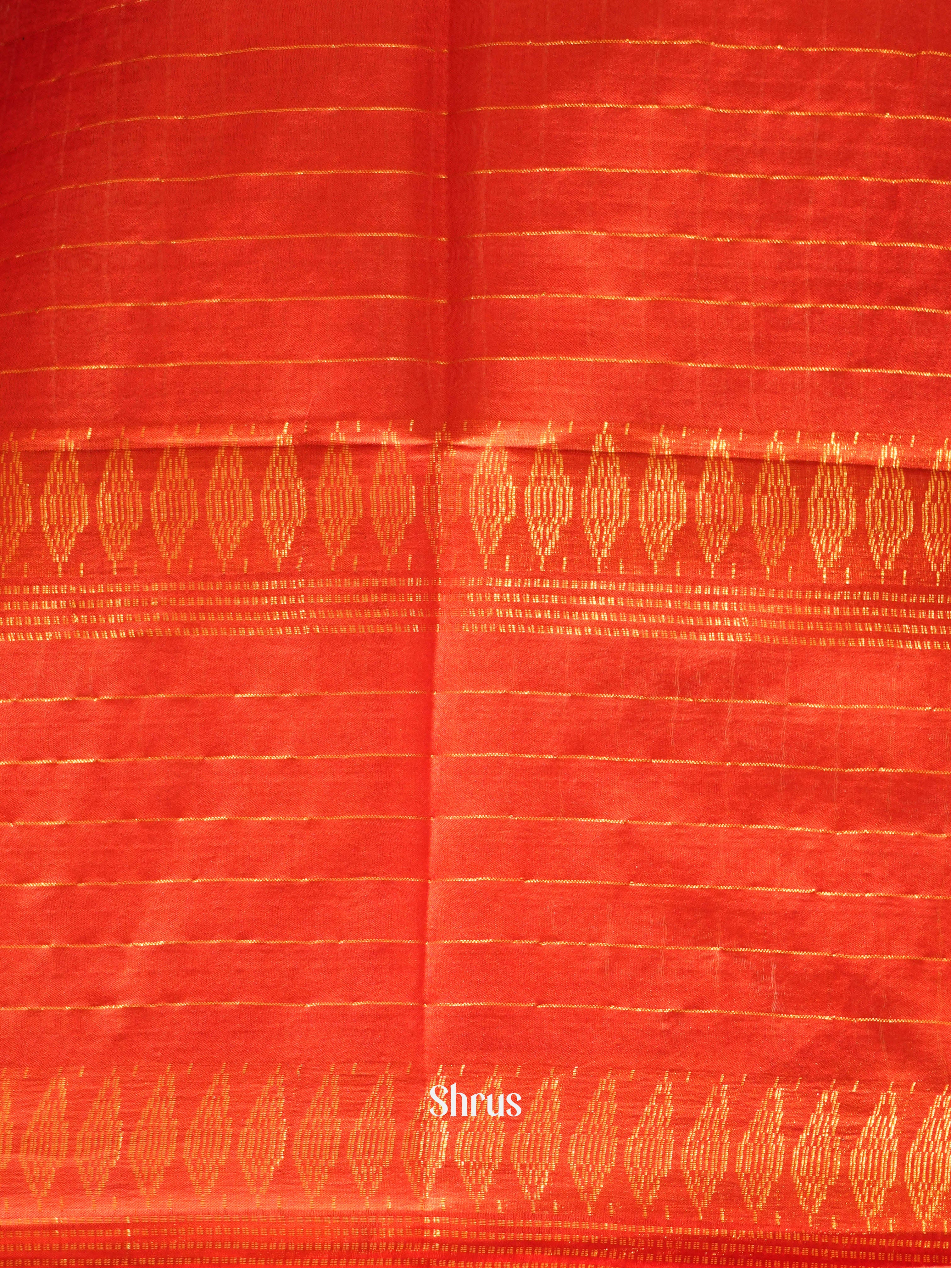 Brown & Red - Shibori Saree - Shop on ShrusEternity.com