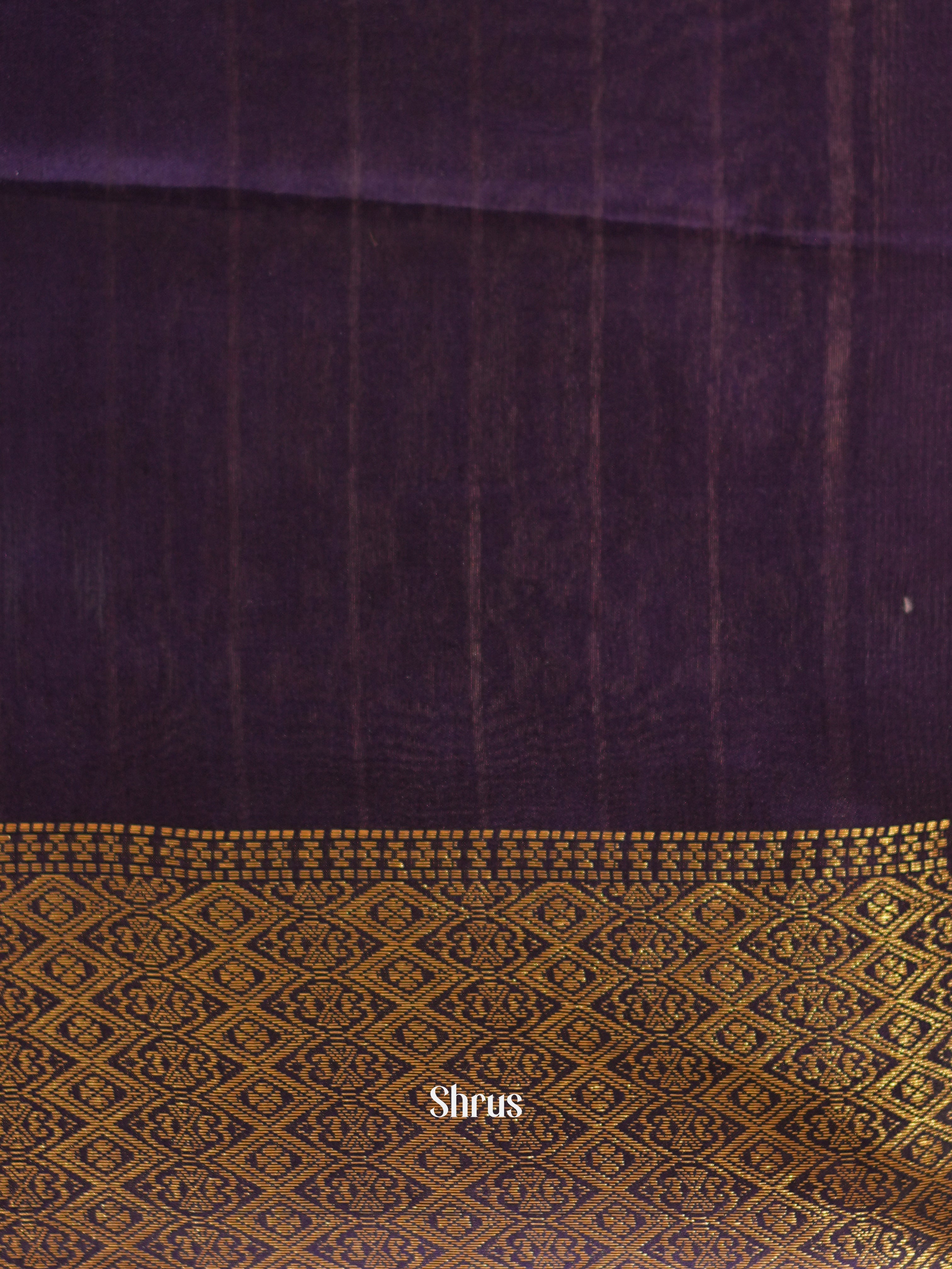 Cream & Violet - Shibori Saree - Shop on ShrusEternity.com