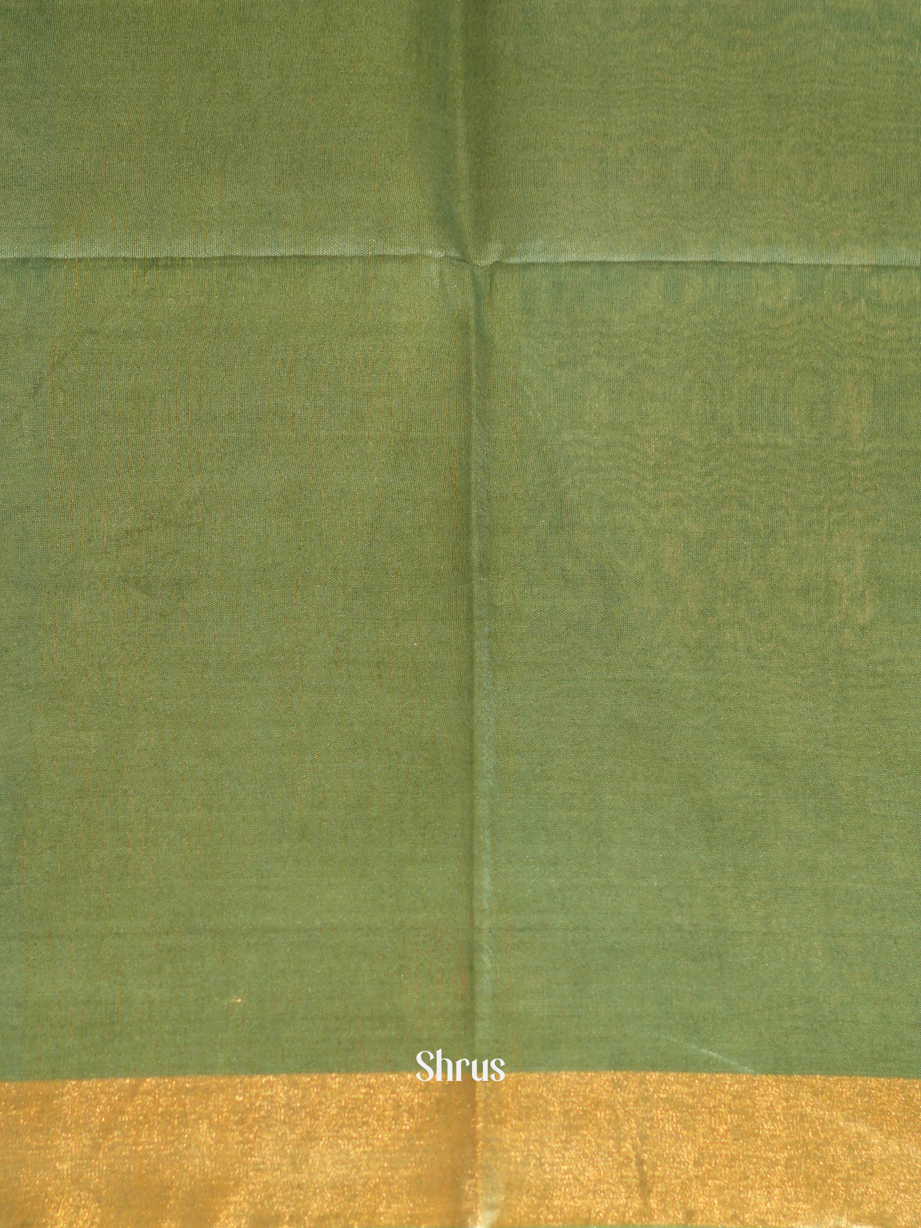 Mehandi Green & Green- Shibori Saree - Shop on ShrusEternity.com