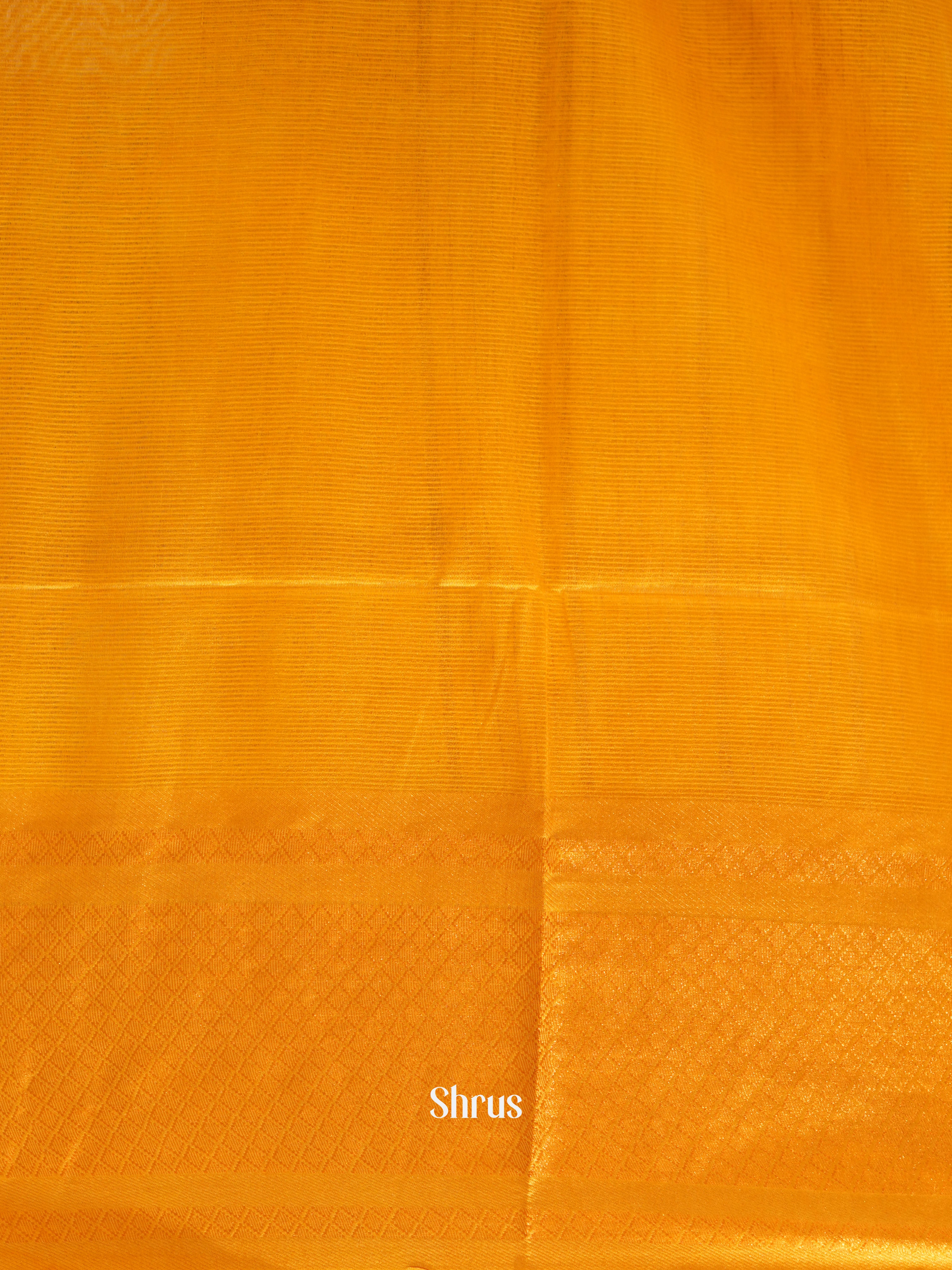 Cream & Yellow - Shibori Saree - Shop on ShrusEternity.com