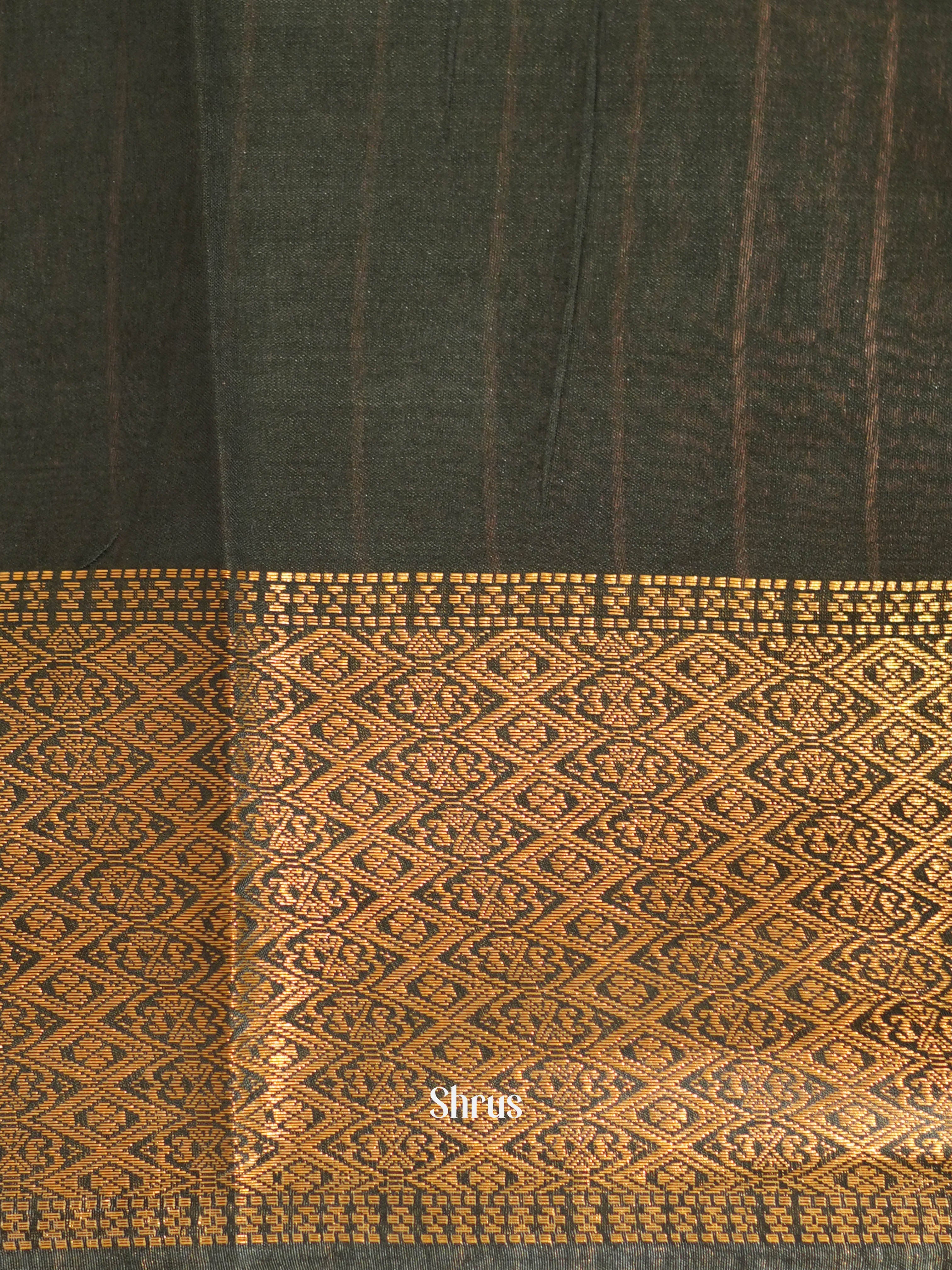 Cream & Grey - Shibori Saree - Shop on ShrusEternity.com