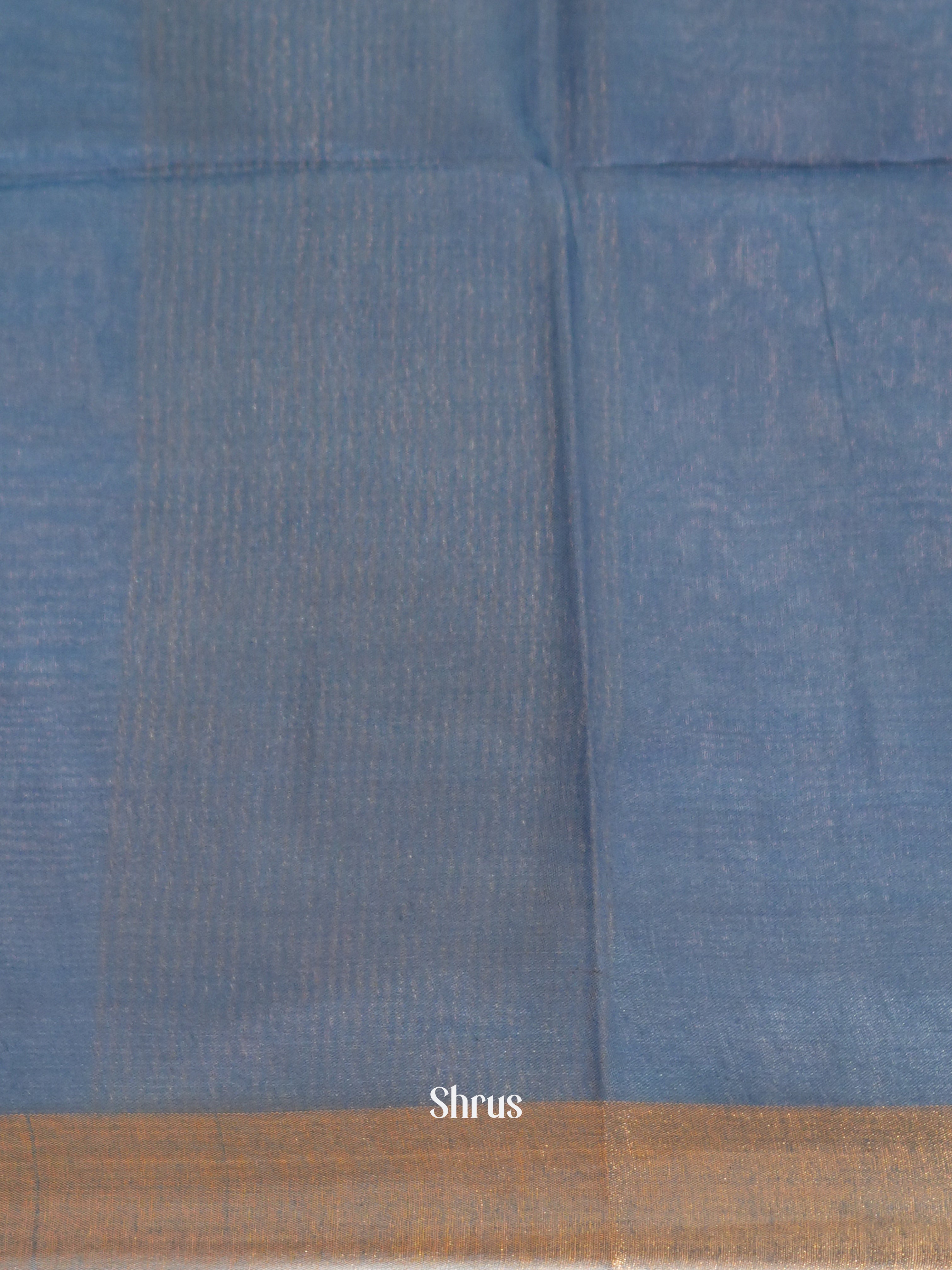 Navy Blue & Blue - Shibori Saree - Shop on ShrusEternity.com
