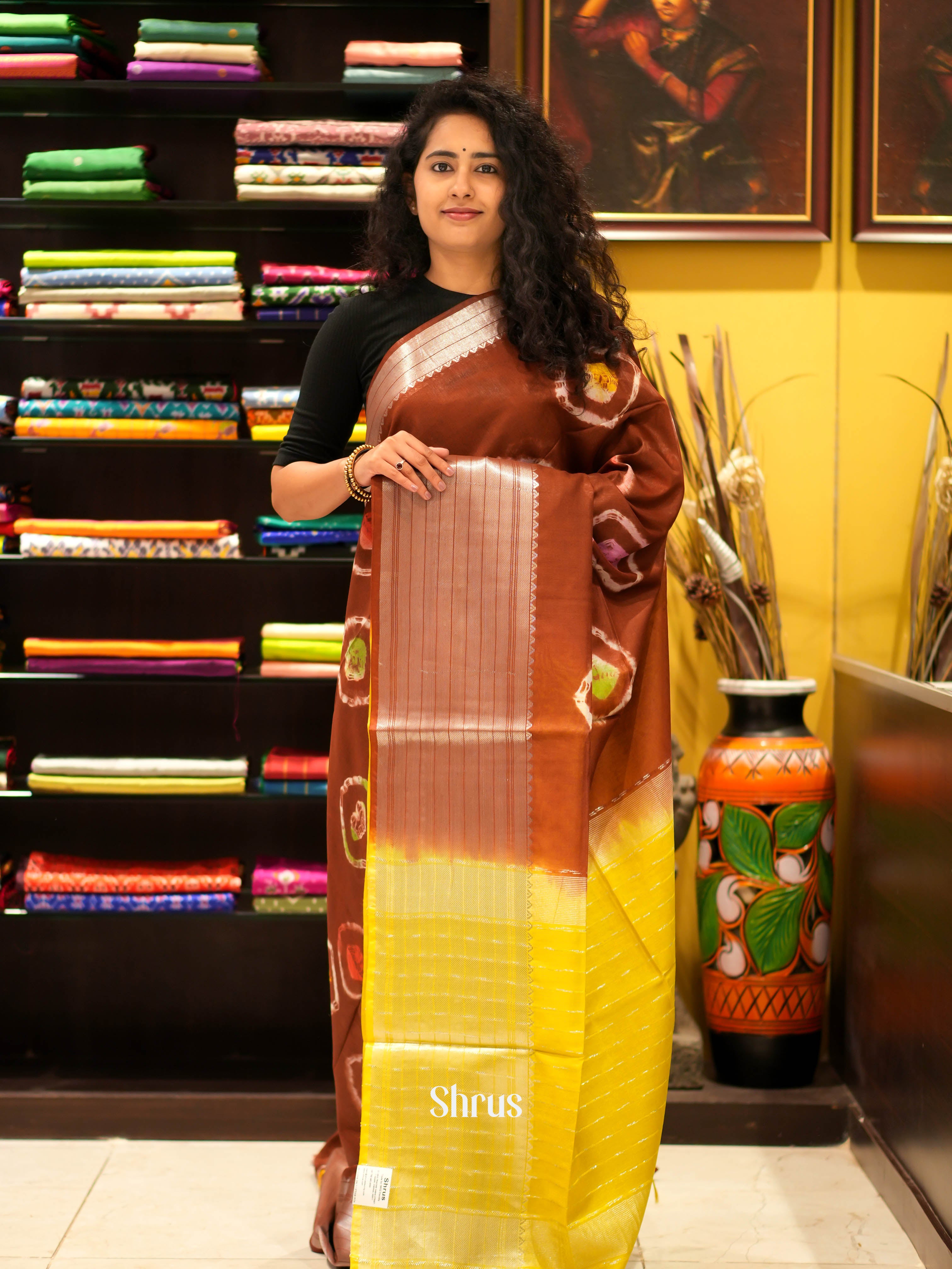 CGS31238 - Shibori Saree - Shop on ShrusEternity.com