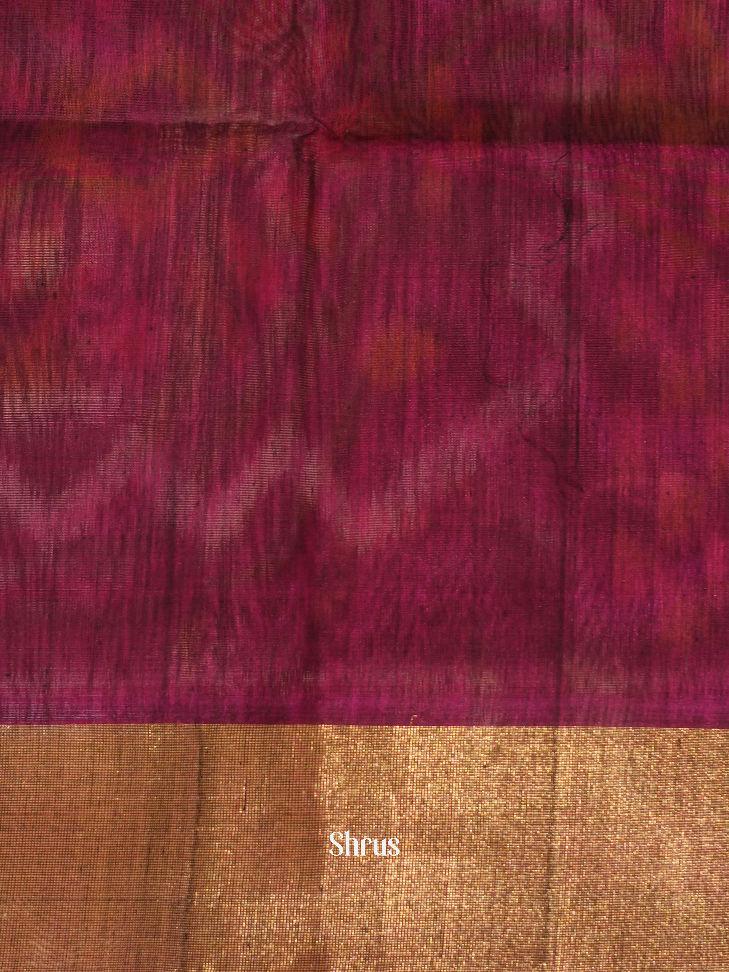 Mustard & Wine - Pochampally sico saree - Shop on ShrusEternity.com