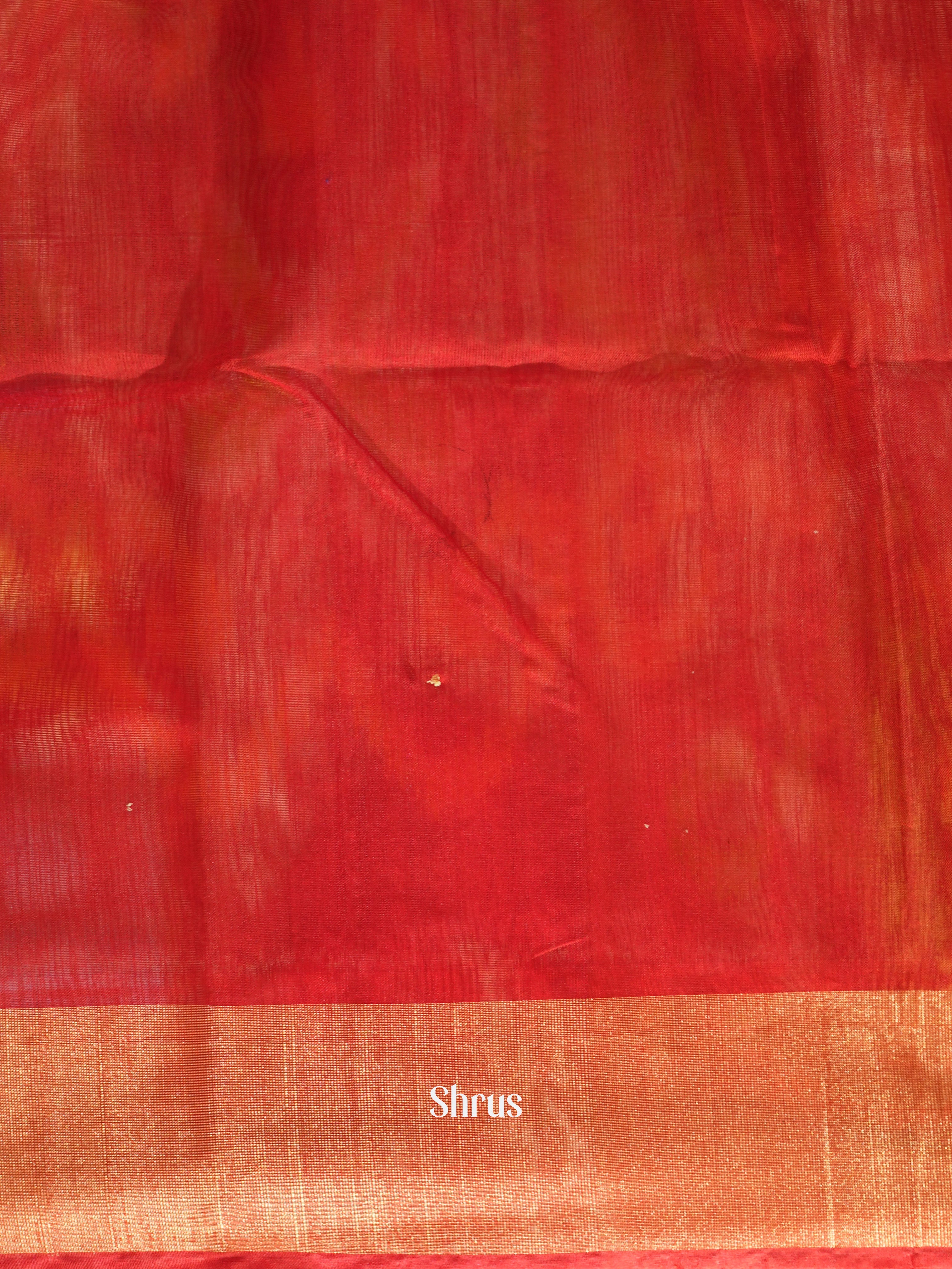 Violet & Red - Pochampally sico saree - Shop on ShrusEternity.com