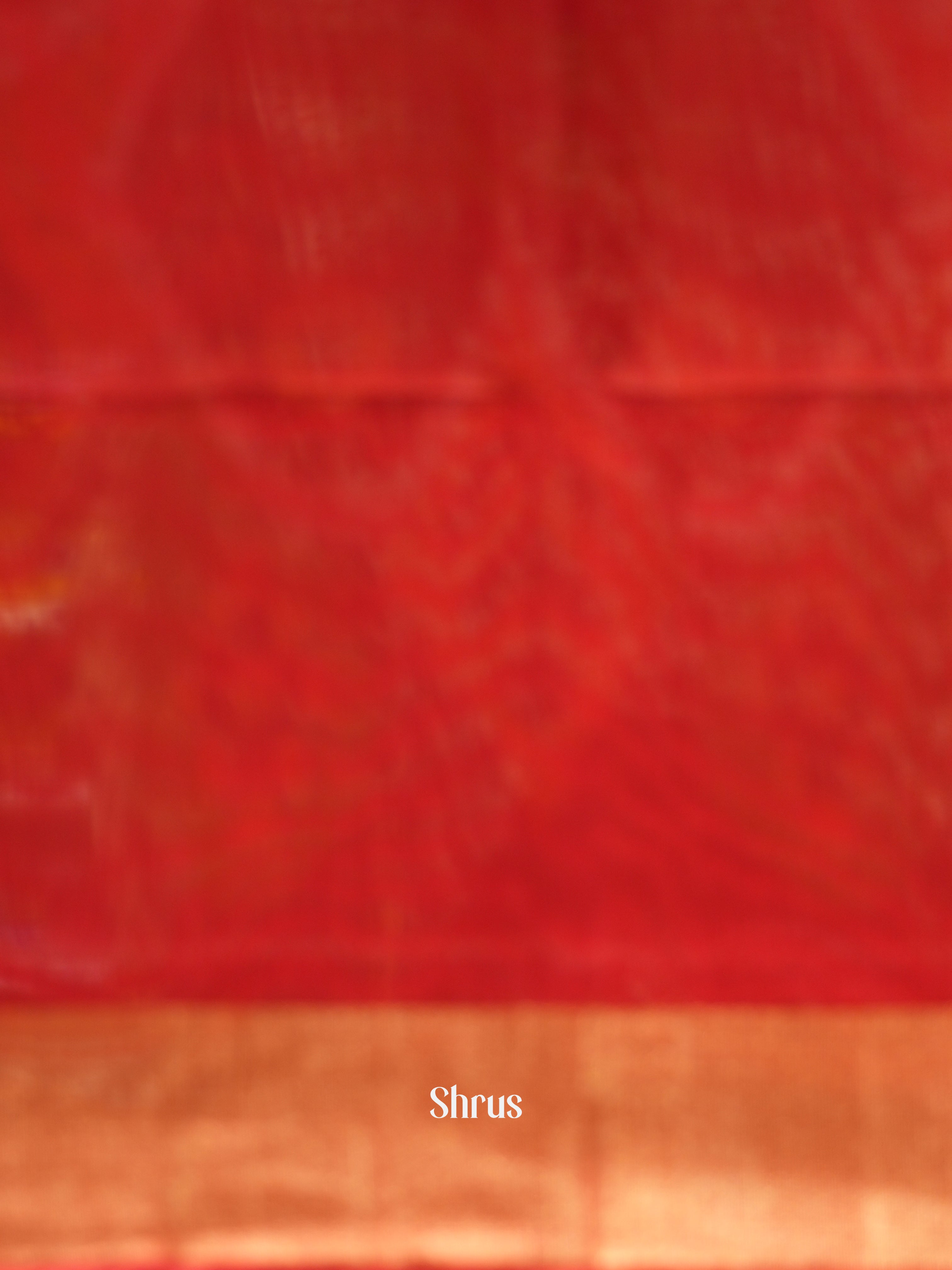 Violet & Red - Pochampally sico saree - Shop on ShrusEternity.com