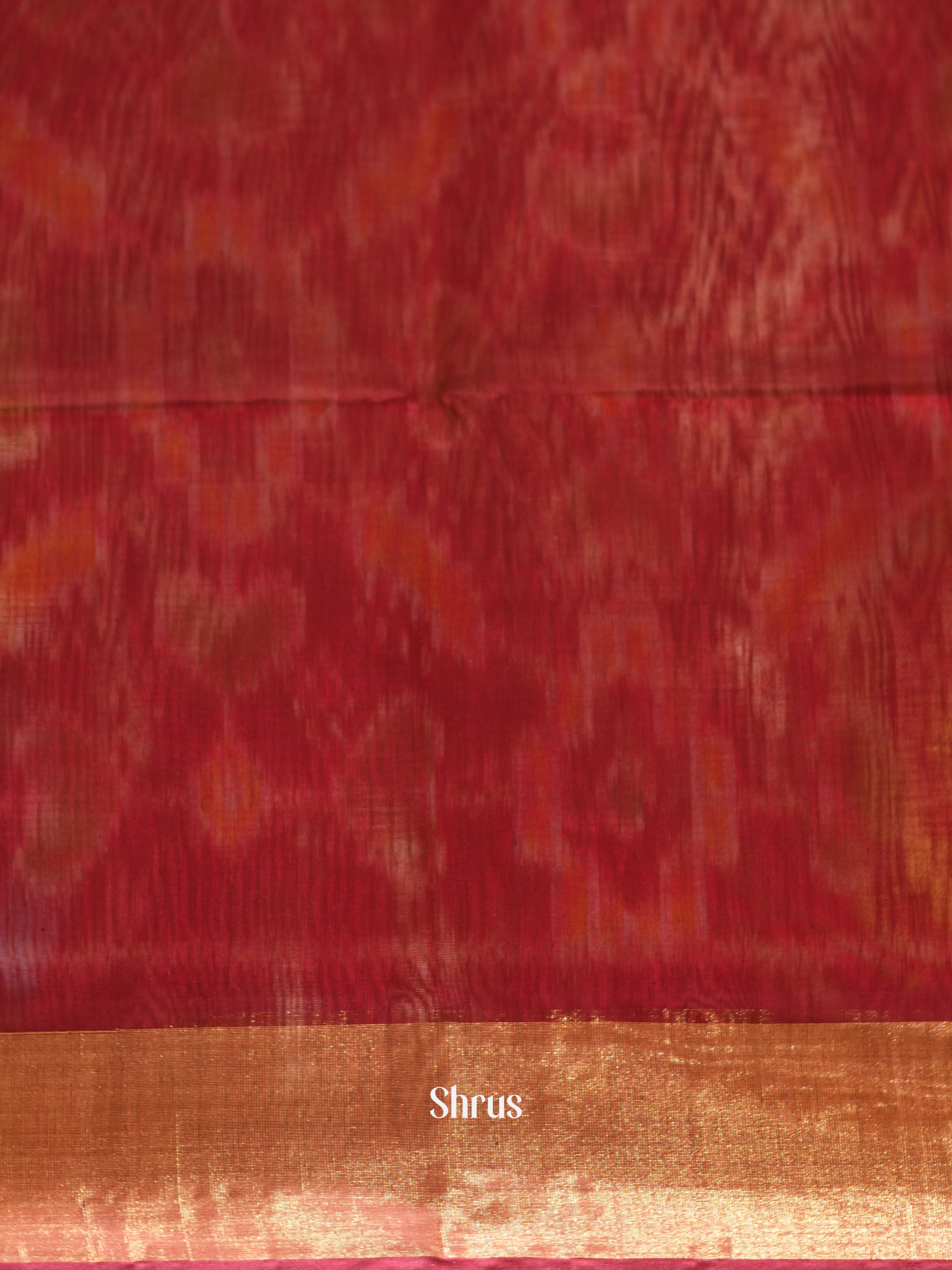 Green & Maroon - Pochampally sico saree - Shop on ShrusEternity.com