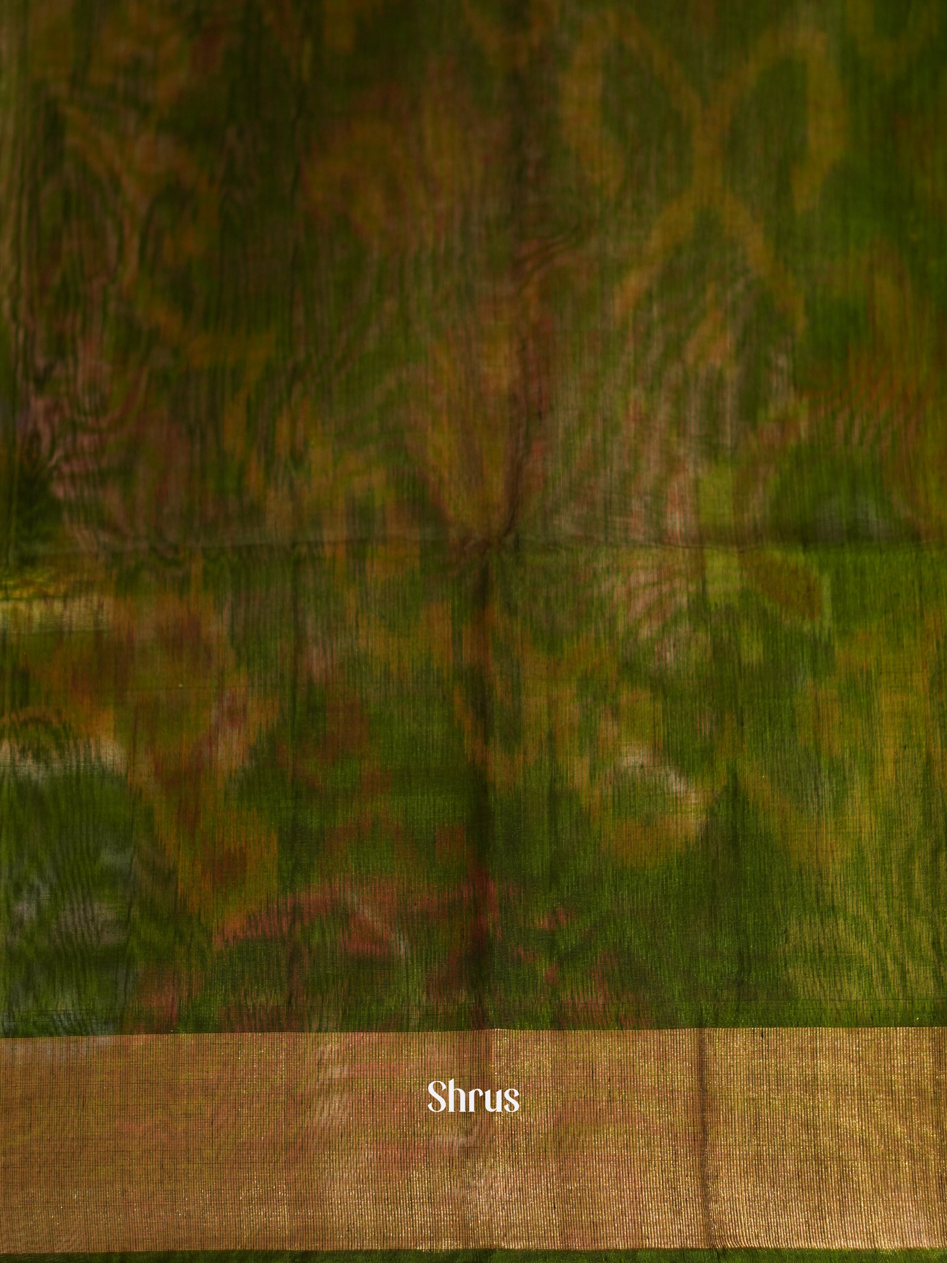 Mustard & Green - Pochampally sico saree - Shop on ShrusEternity.com