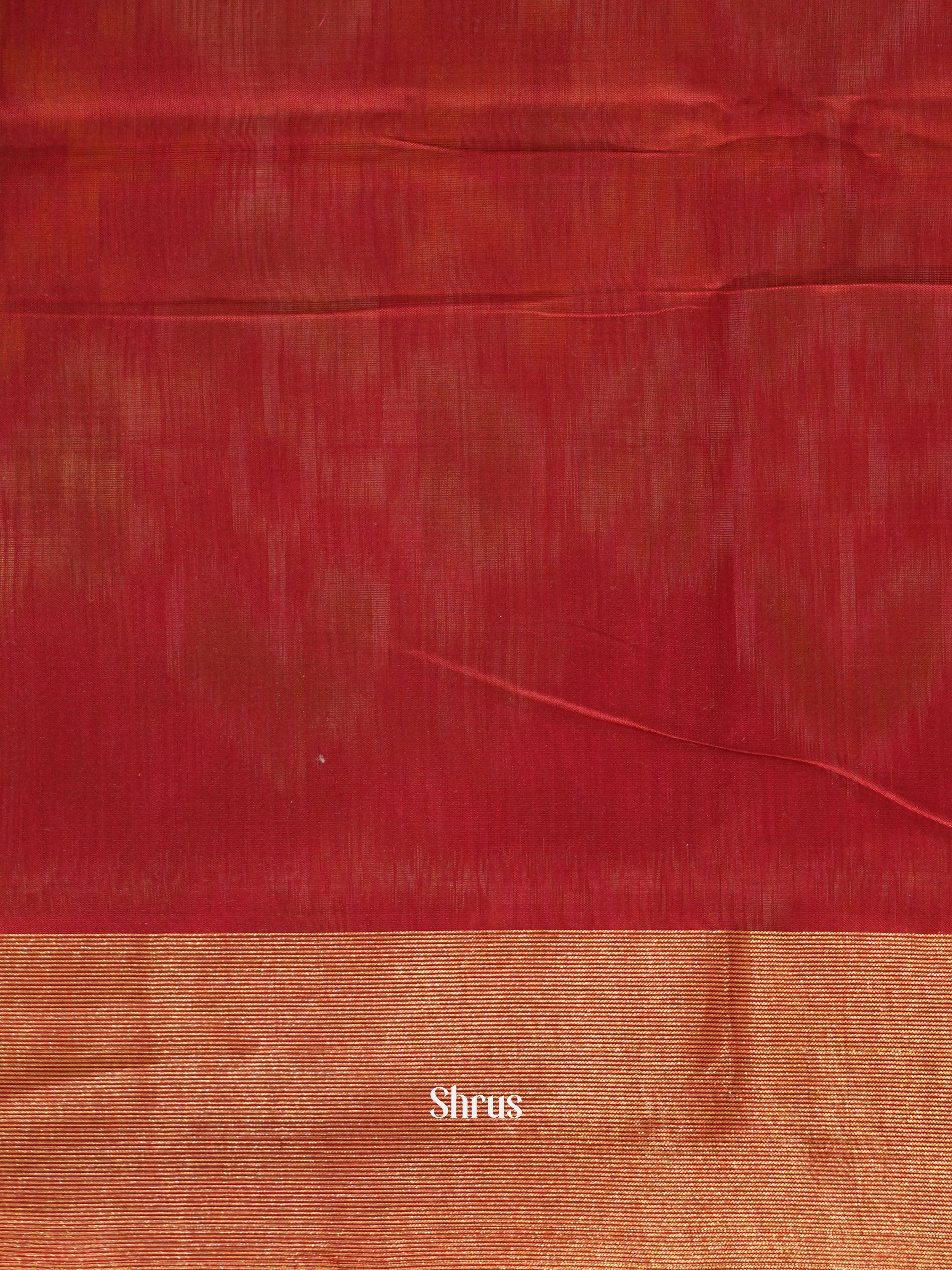 Green & Maroon - Pochampally sico saree - Shop on ShrusEternity.com