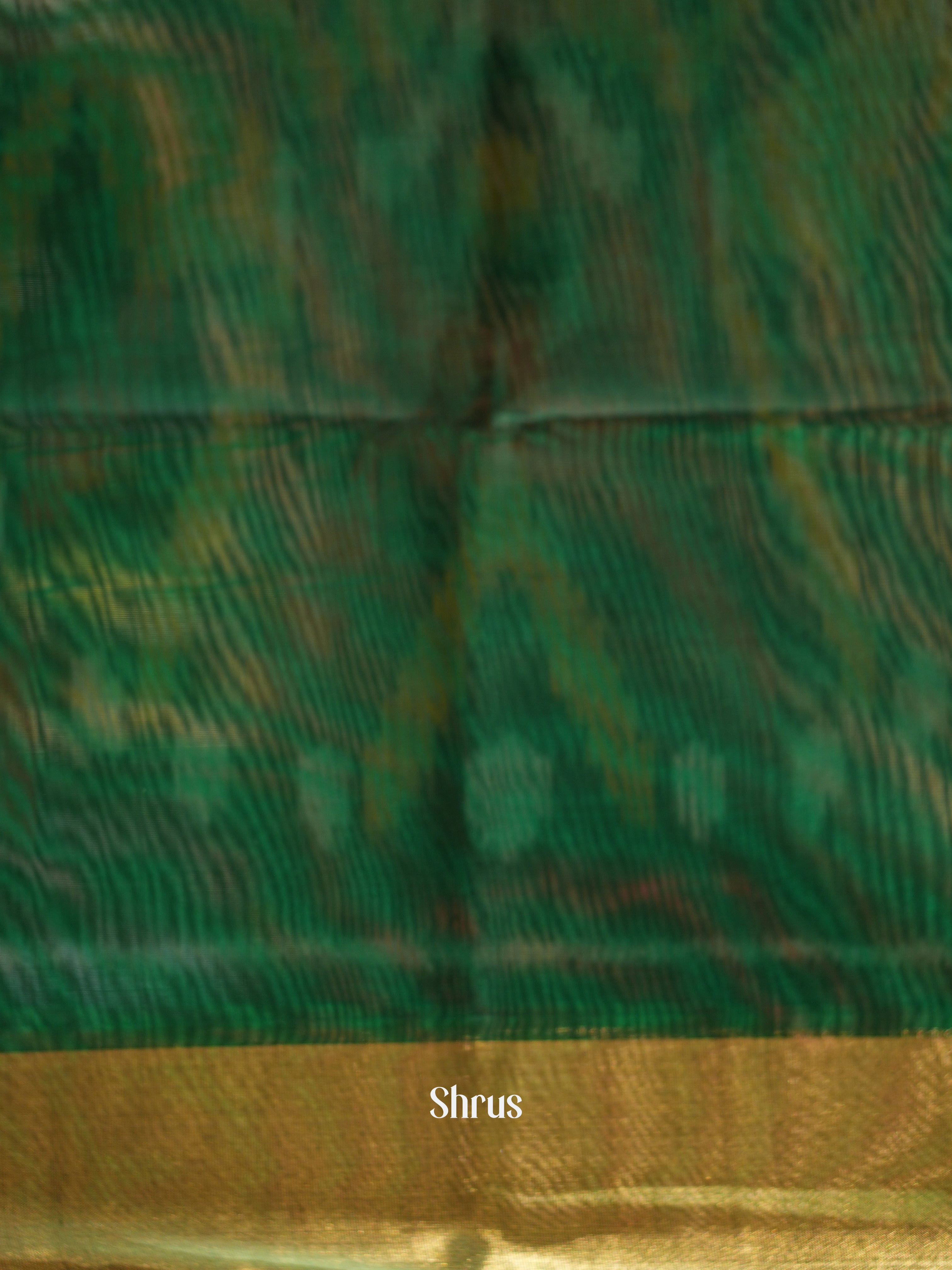 Maroon & Green - Pochampally sico saree - Shop on ShrusEternity.com