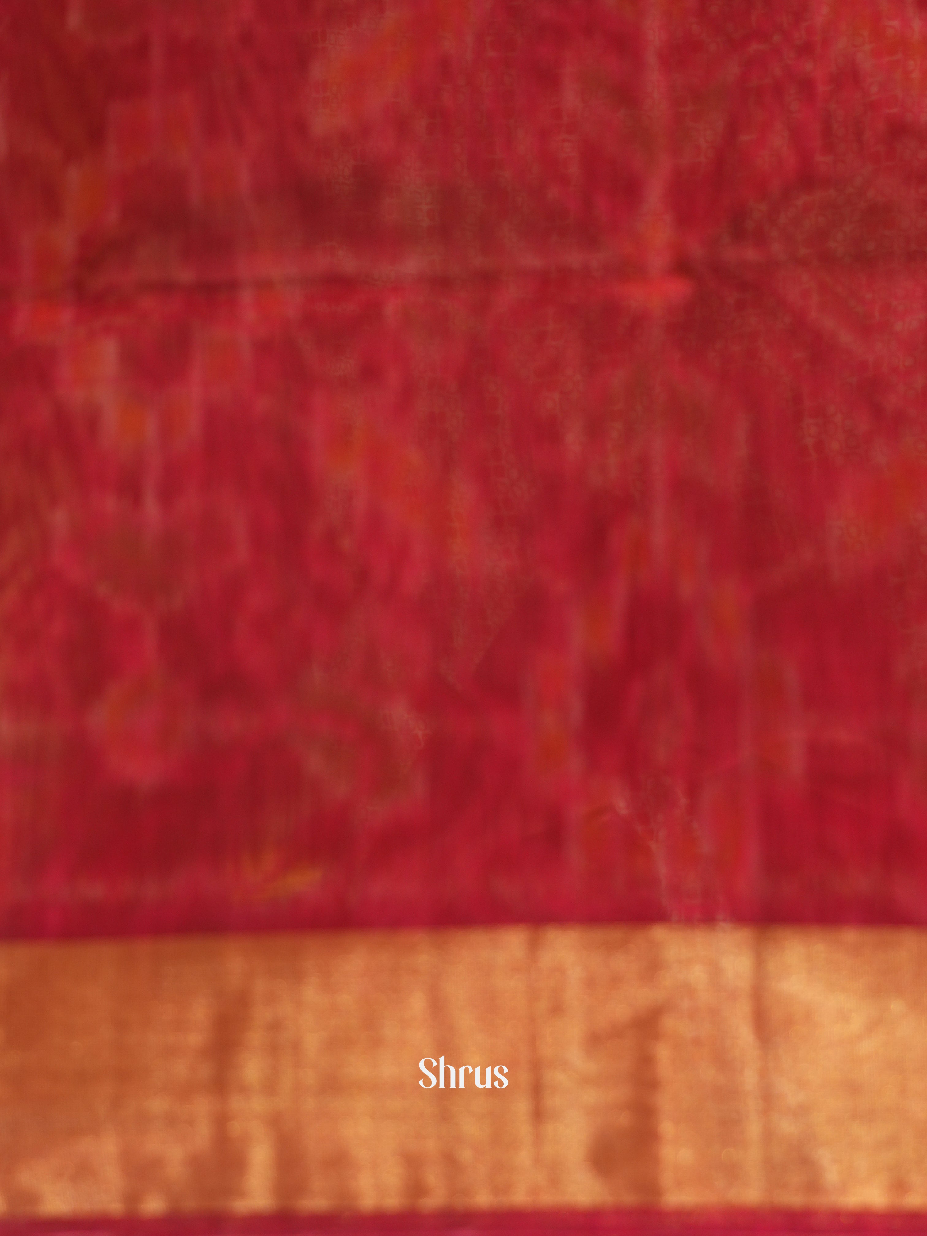 Brown & Maroon - Pochampally sico saree - Shop on ShrusEternity.com