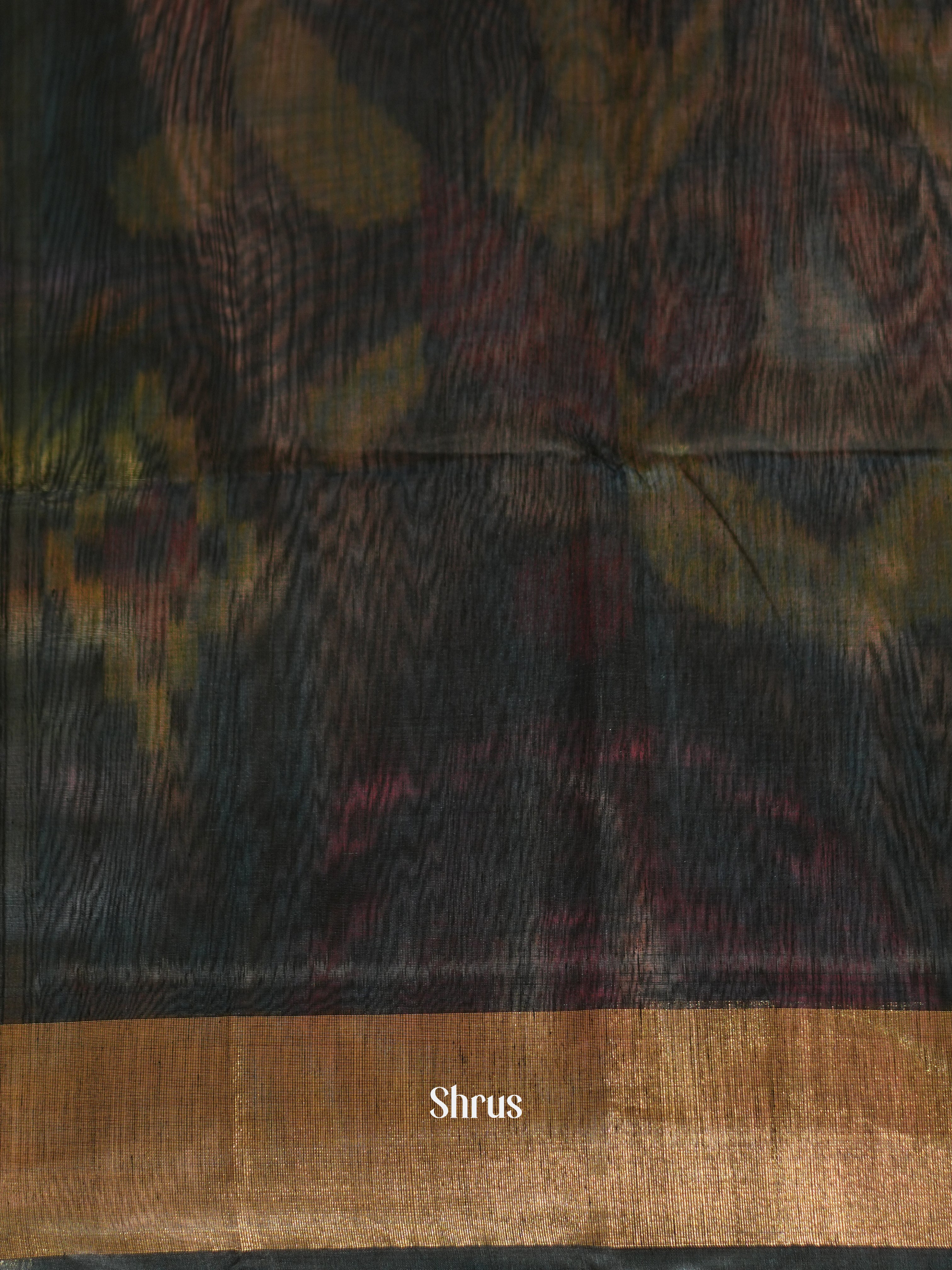 Violet & Black - Pochampally sico saree - Shop on ShrusEternity.com