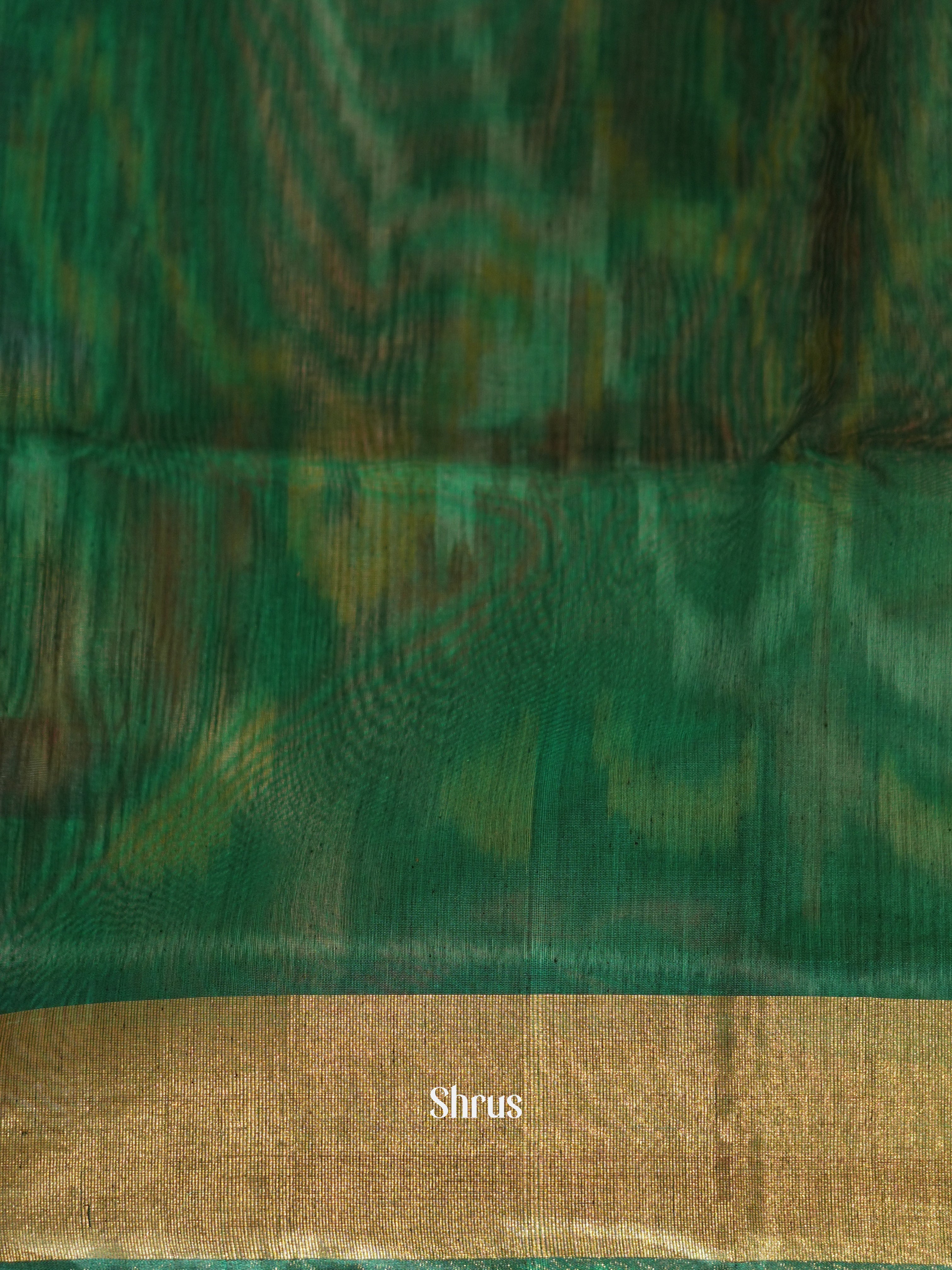 Purple & Green - Pochampally sico saree - Shop on ShrusEternity.com