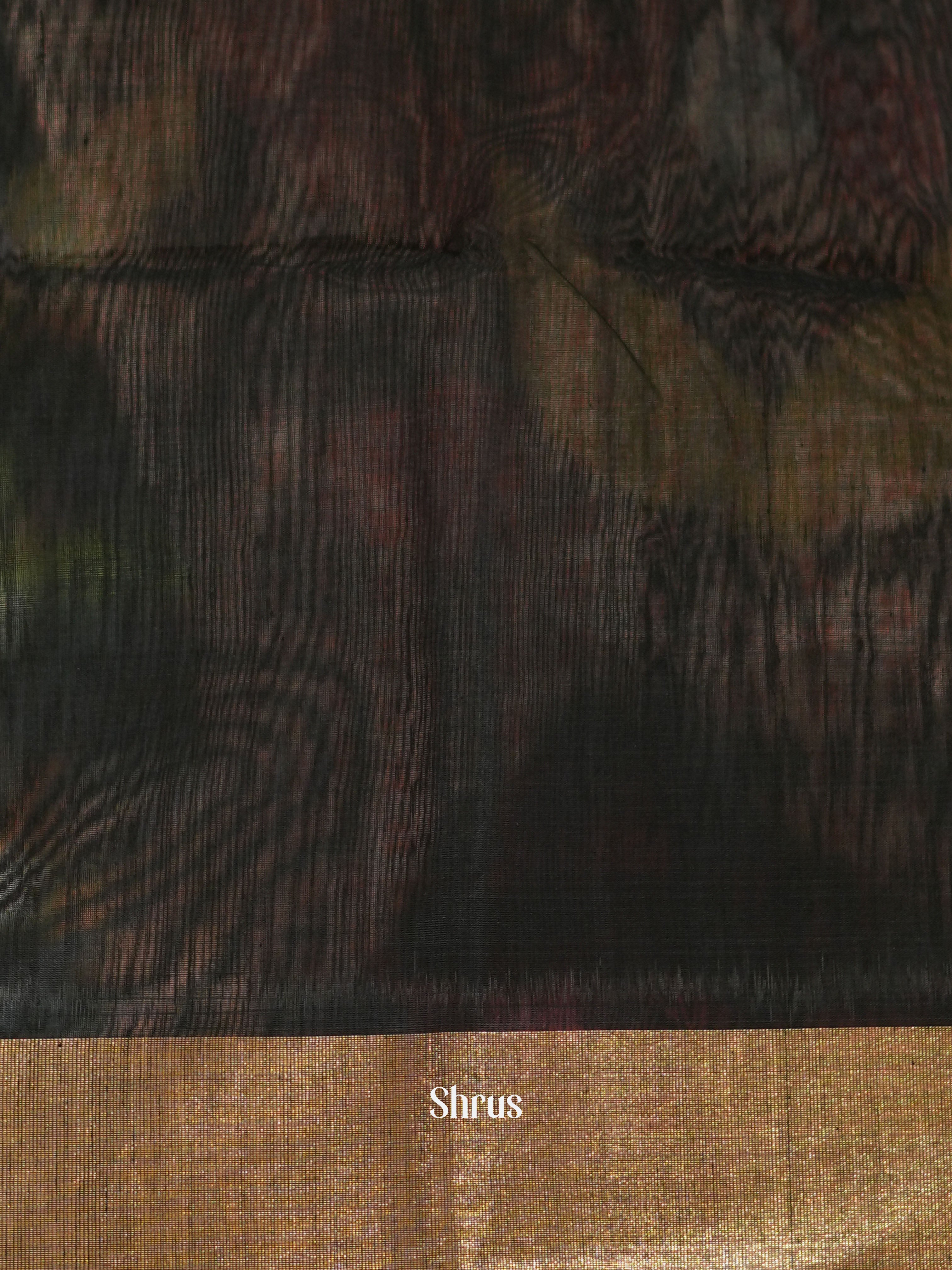 Violet & Black- Pochampally sico saree - Shop on ShrusEternity.com