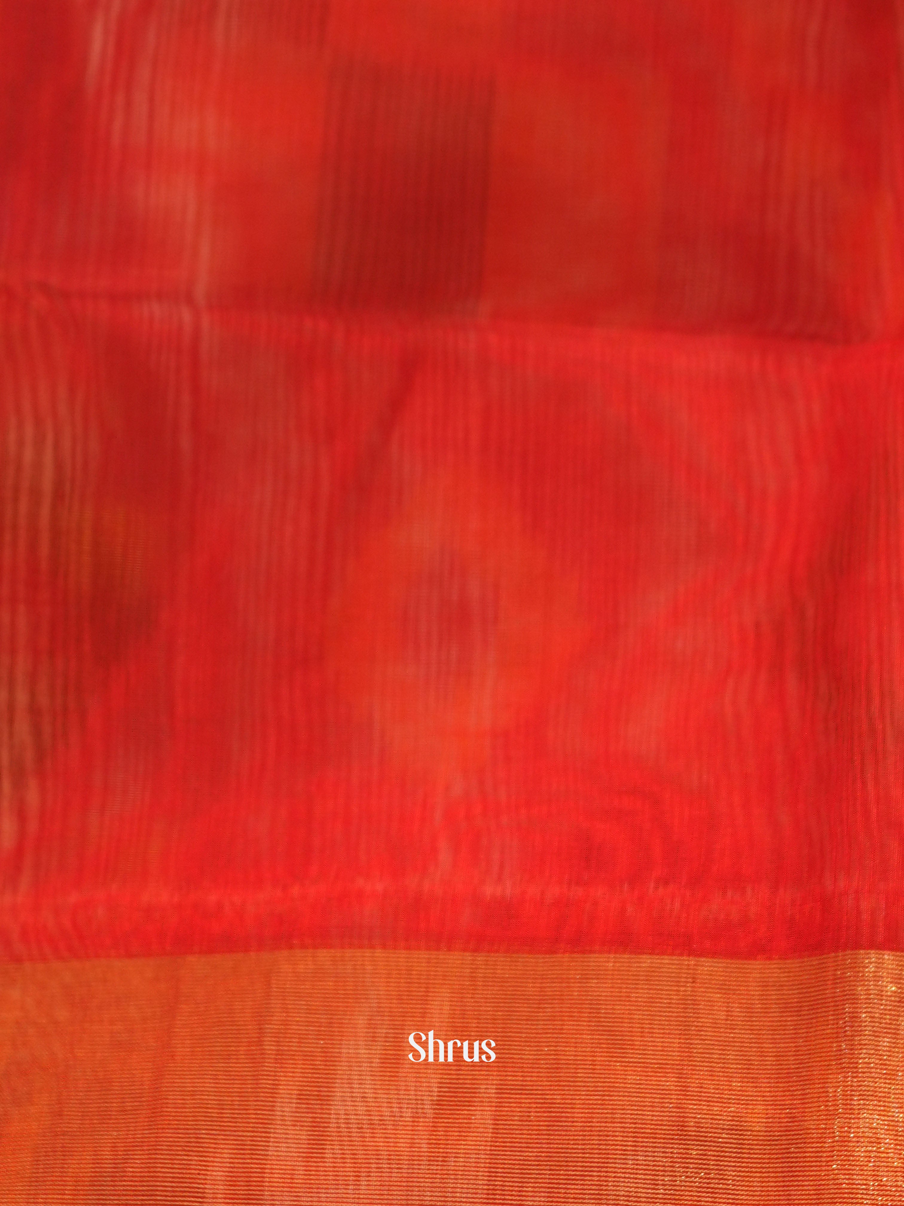 Violet & Red - Pochampally sico saree - Shop on ShrusEternity.com