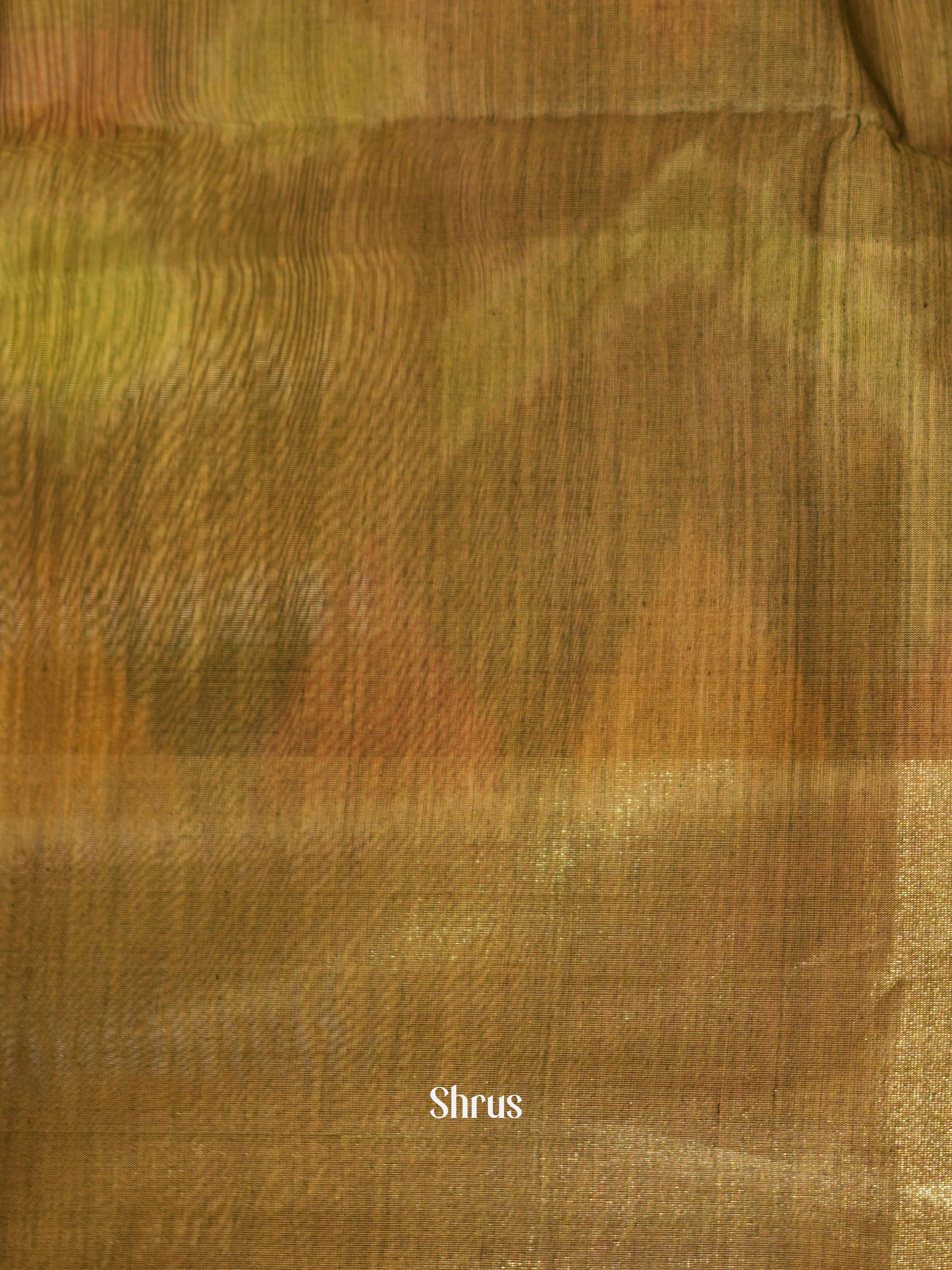 Brown & Mehandi Green - Pochampally sico saree - Shop on ShrusEternity.com