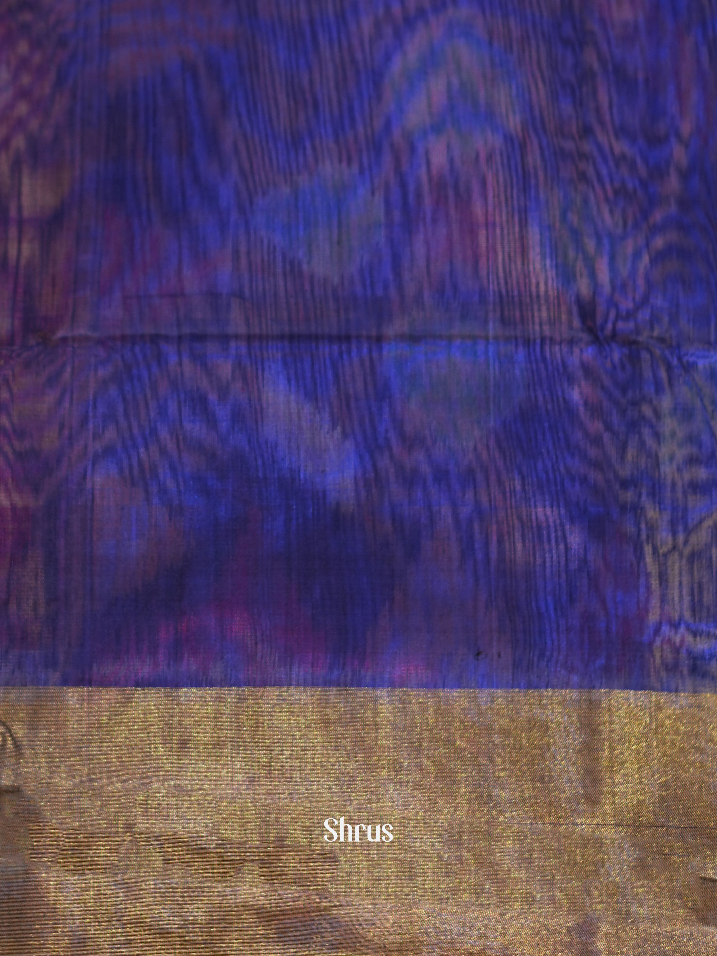 Maroon & Blue - Pochampally sico saree - Shop on ShrusEternity.com