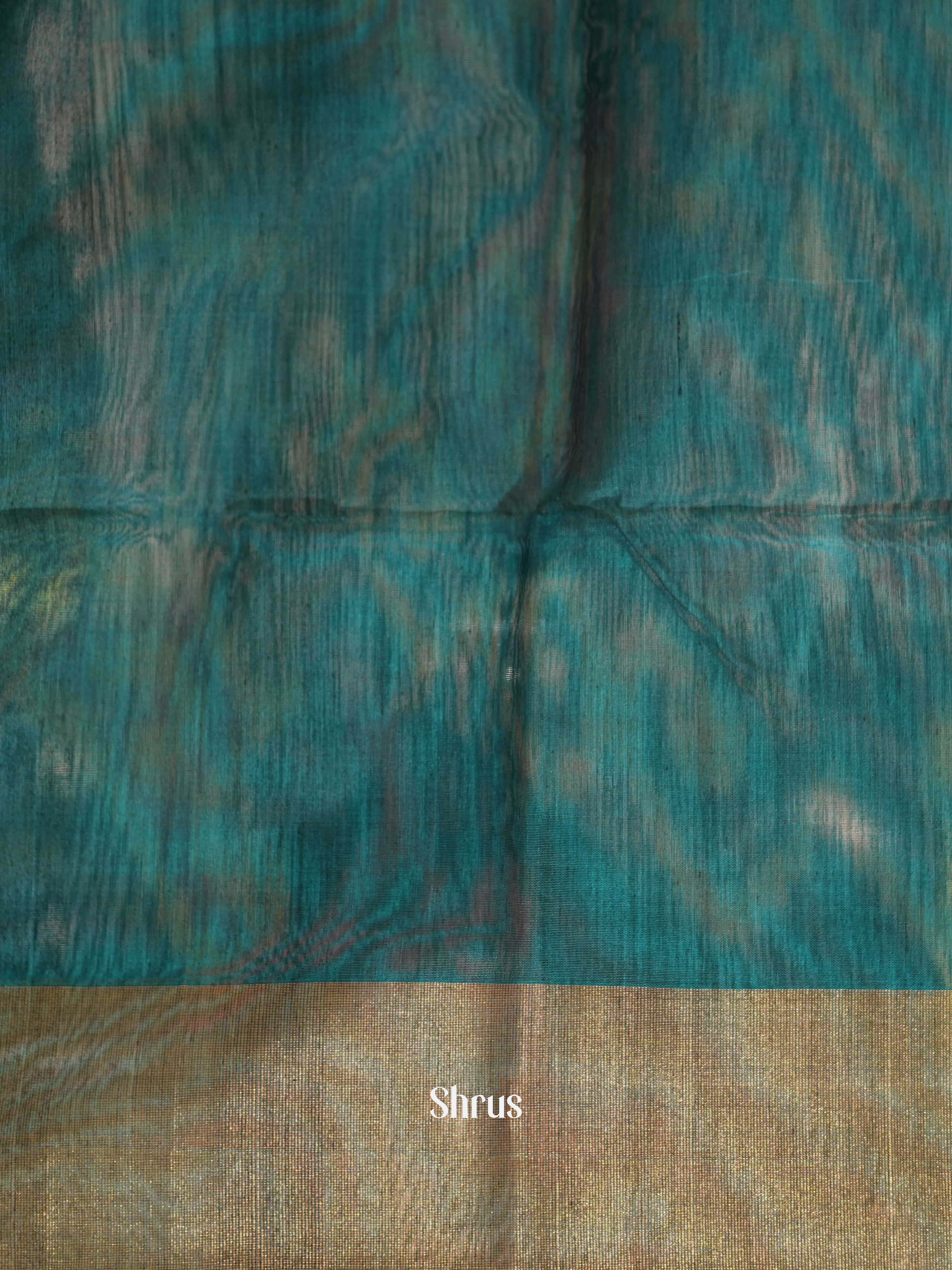 Black & Green - Pochampally sico saree - Shop on ShrusEternity.com