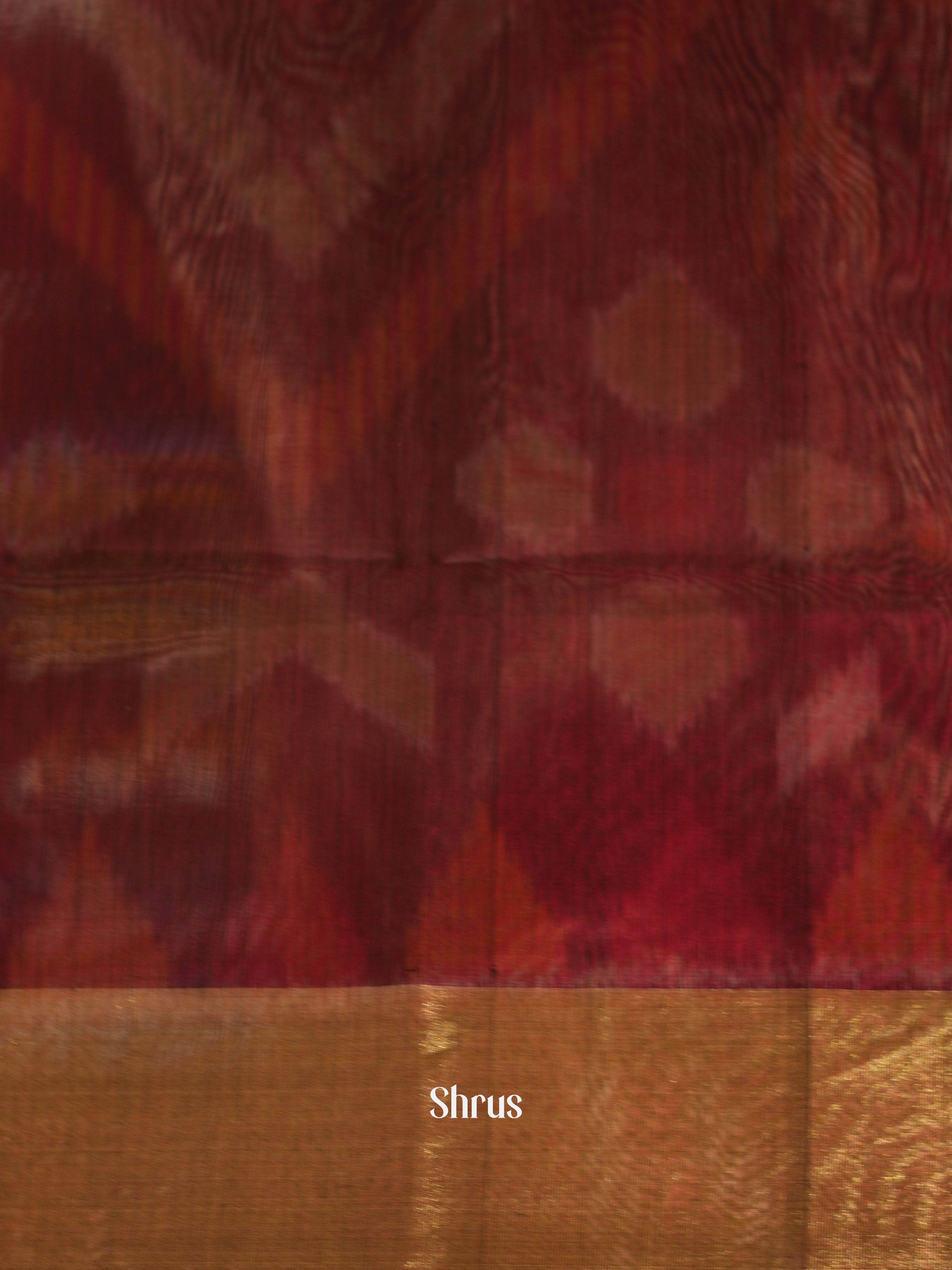 Green & Brown- Pochampally sico saree - Shop on ShrusEternity.com