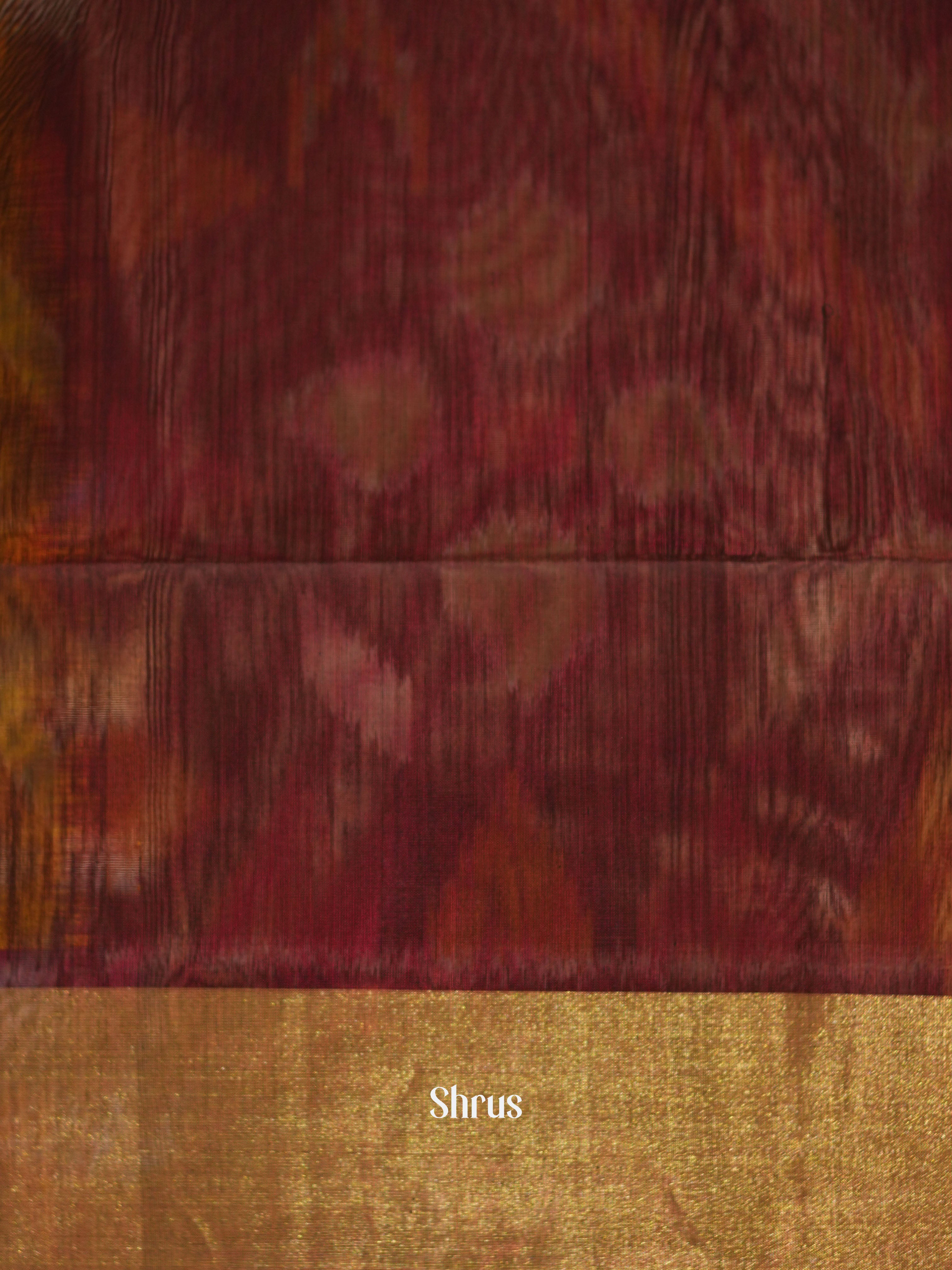 Mehandi Green & Brown - Pochampally sico saree - Shop on ShrusEternity.com