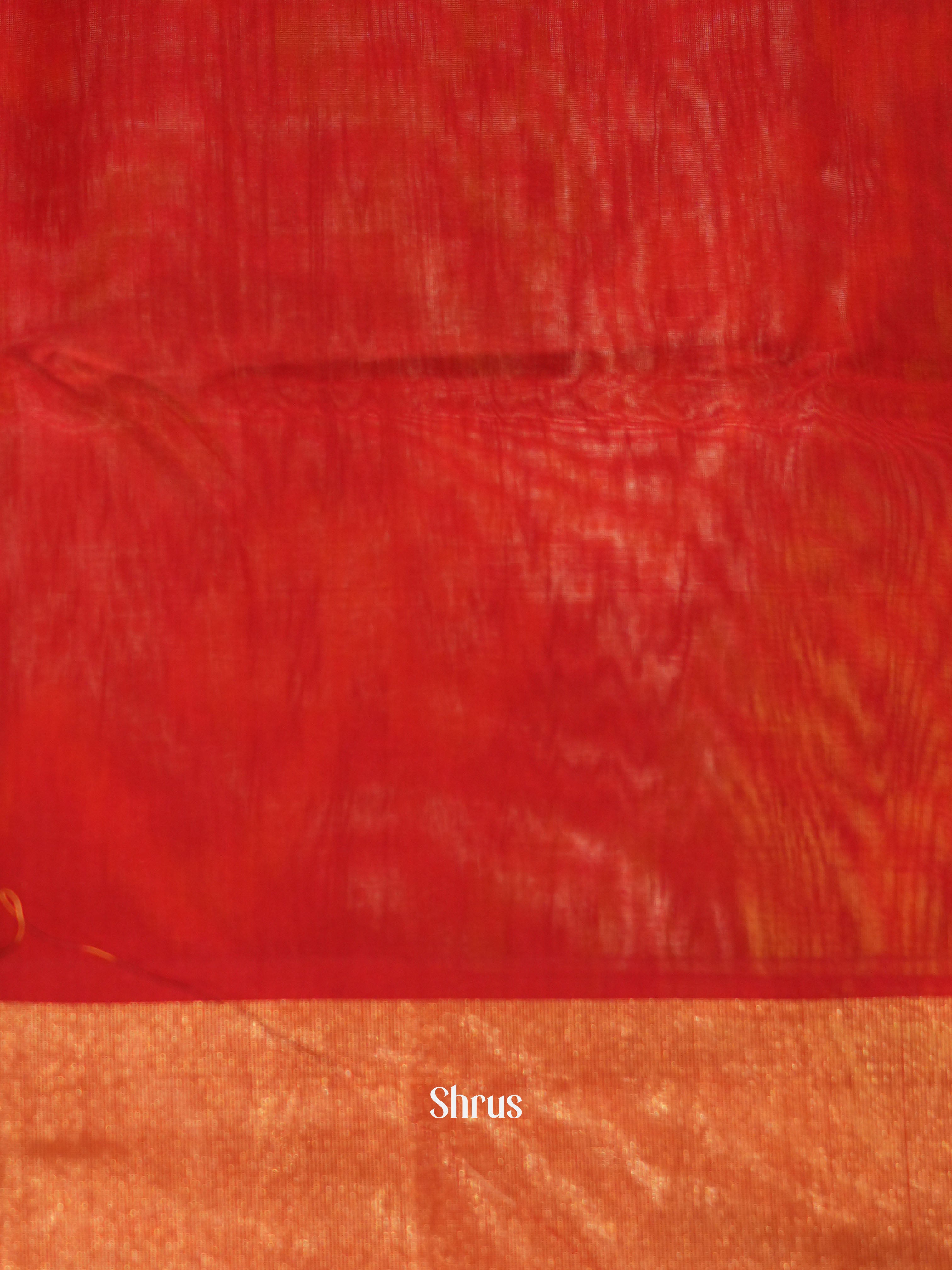 Dark Green & Red - Pochampally sico saree - Shop on ShrusEternity.com
