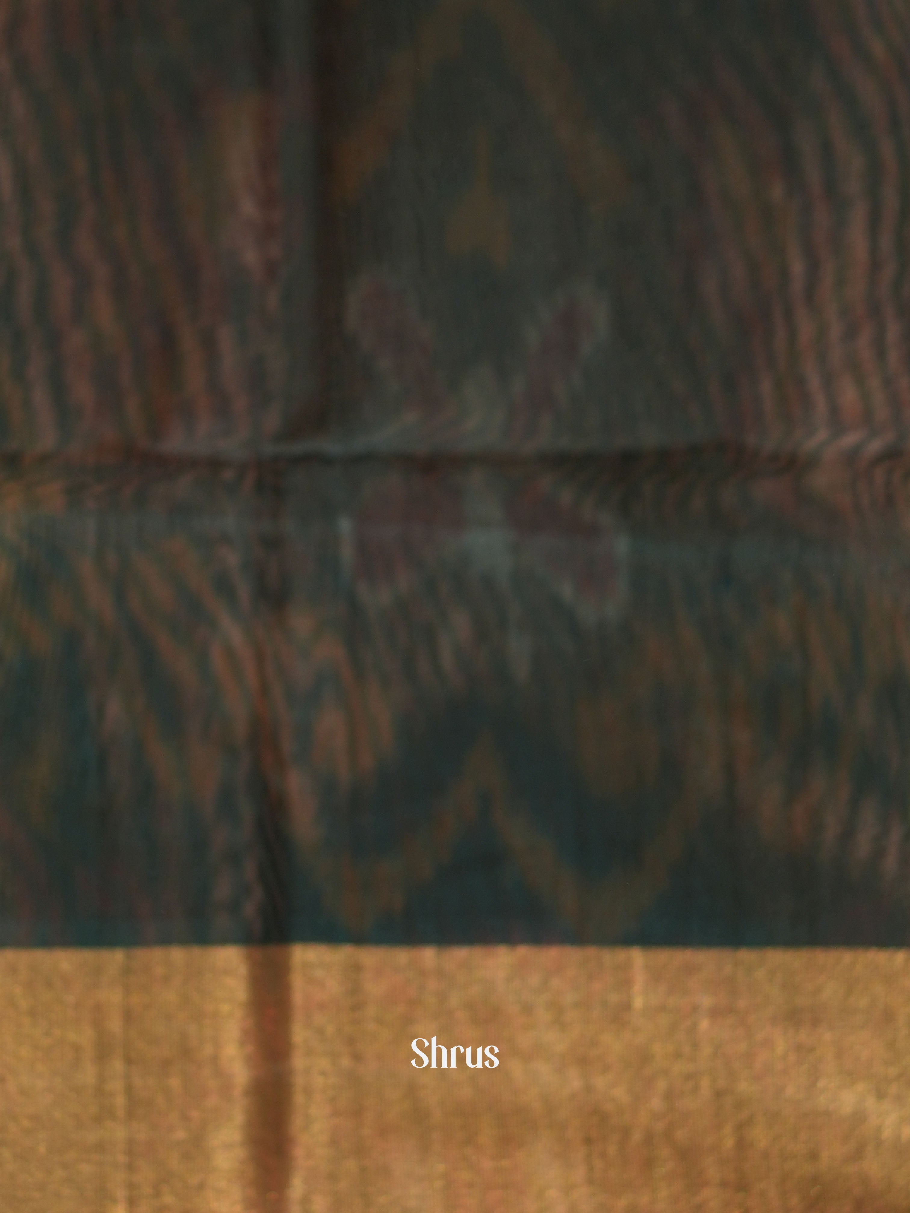 Orange & Green - Pochampally sico saree - Shop on ShrusEternity.com