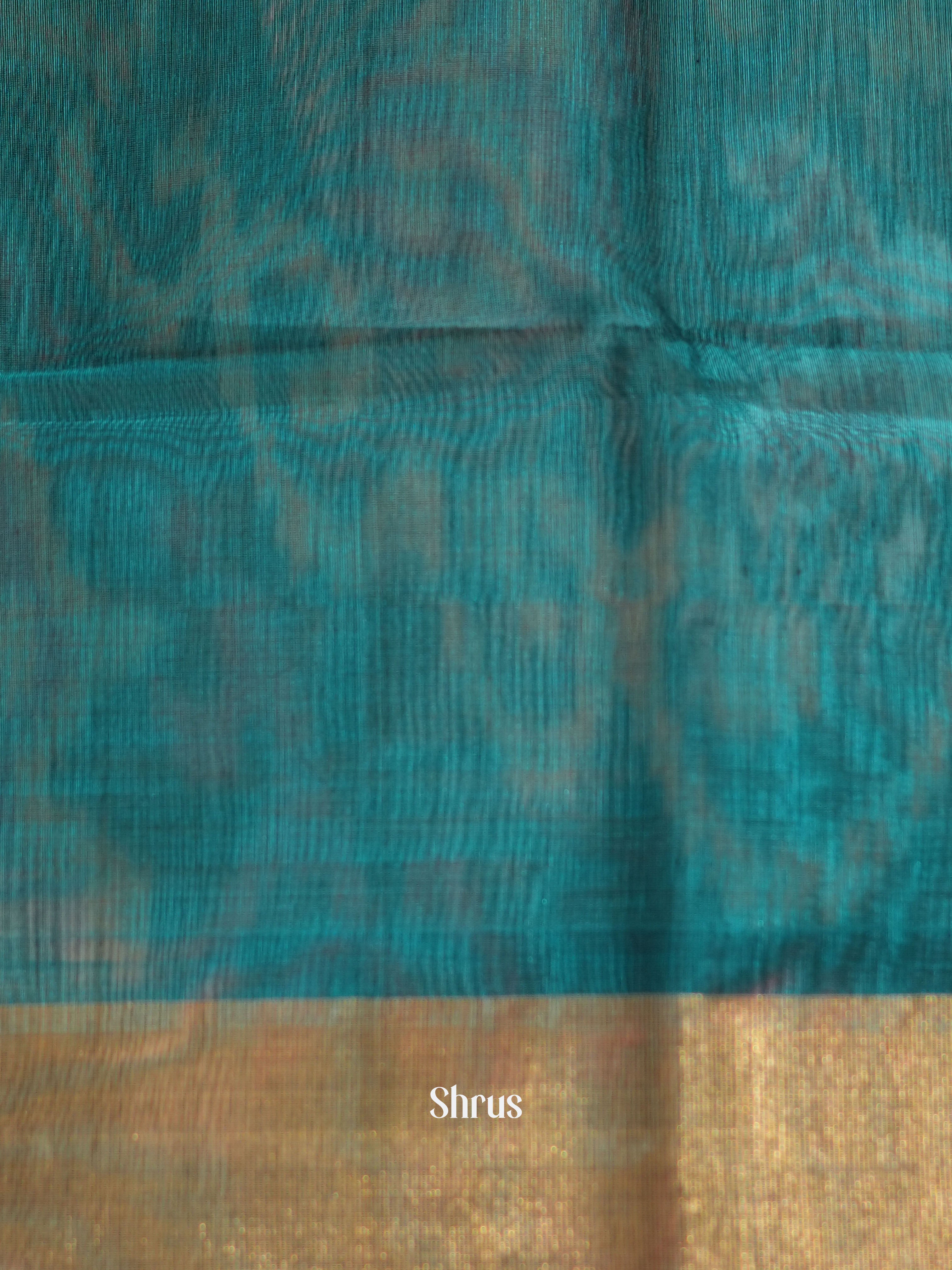 Black & Blue - Pochampally sico saree - Shop on ShrusEternity.com